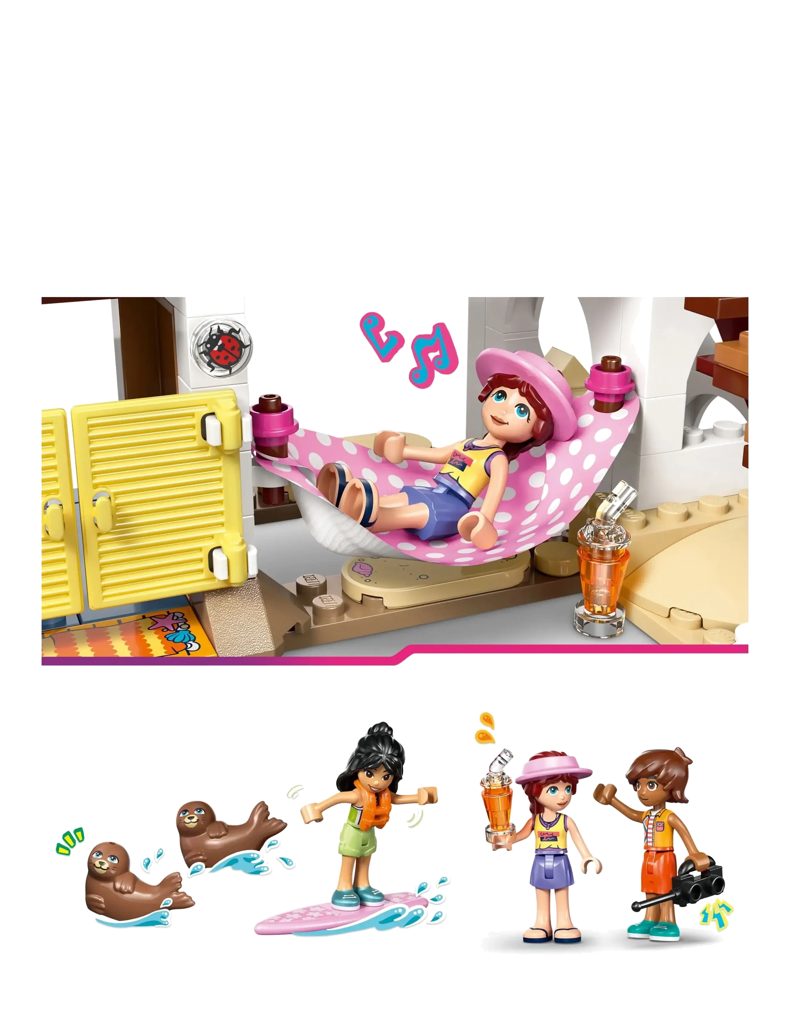 LEGO - Strandhus med sälar 42699 - lego friends - multi - 3
