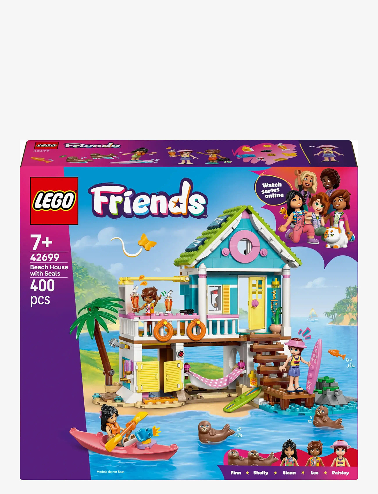 LEGO - Strandhus med sæler 42699 - lego friends - multi - 4