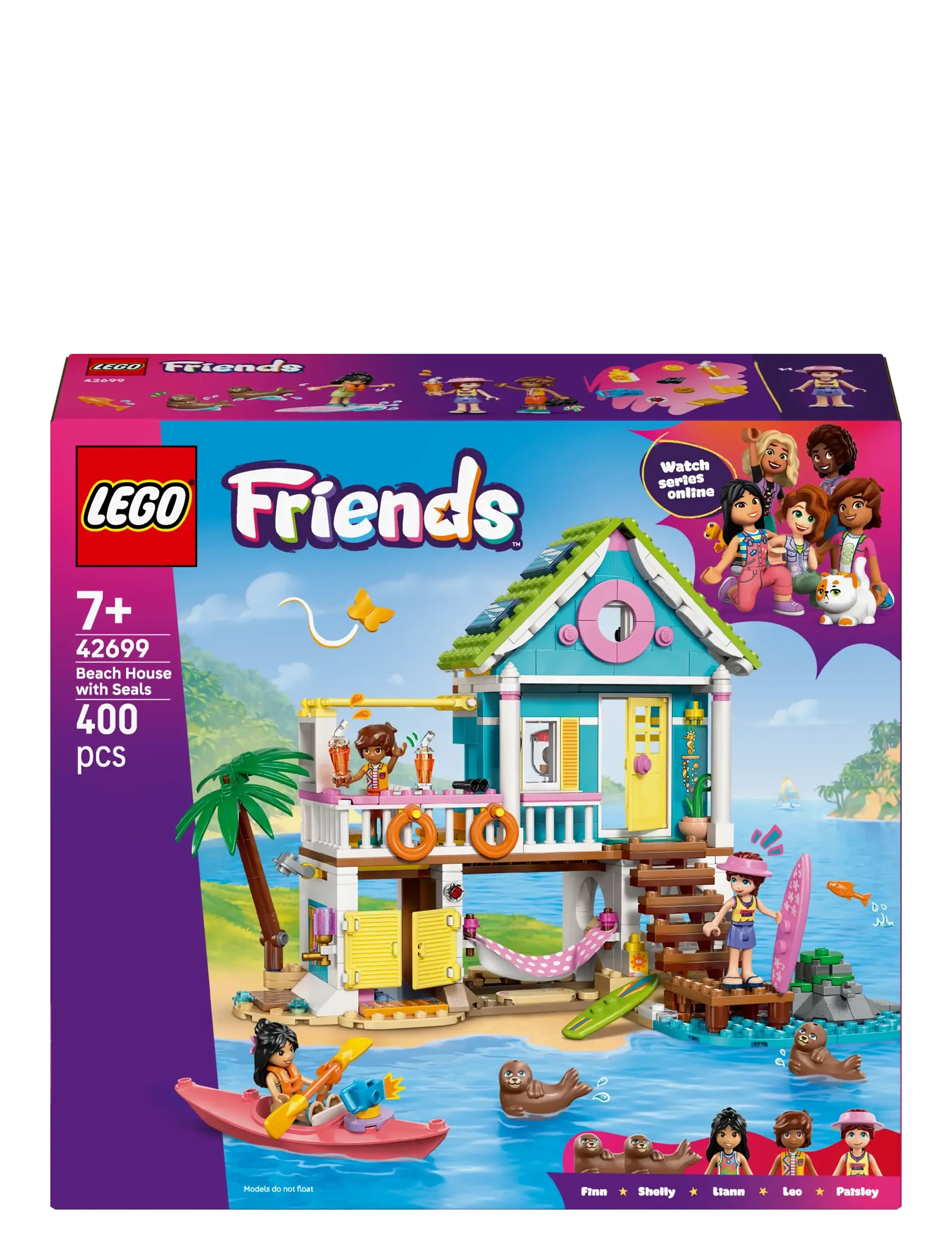 LEGO - Strandhus med sälar 42699 - lego friends - multi - 4