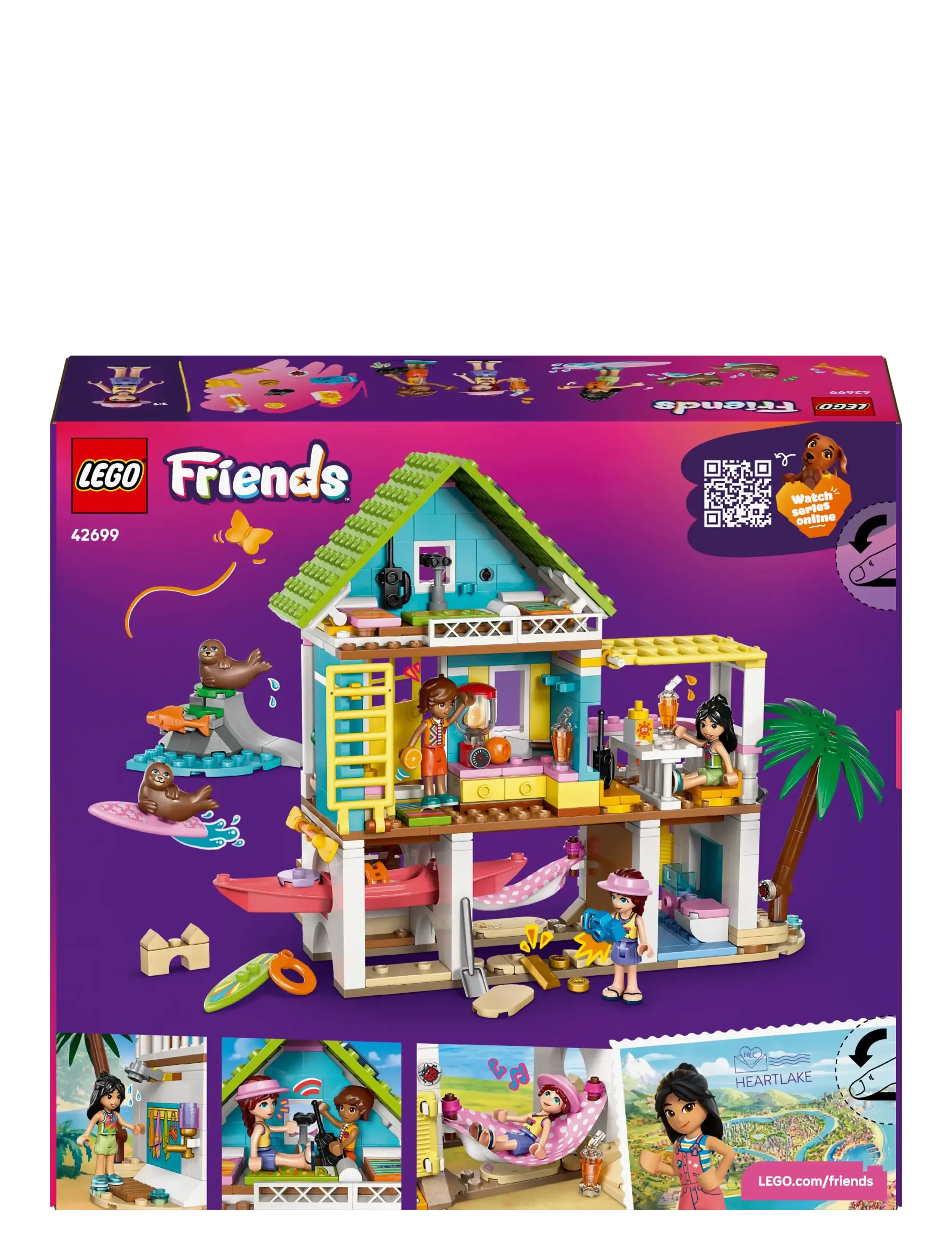 LEGO - Strandhus med sälar 42699 - lego friends - multi - 5