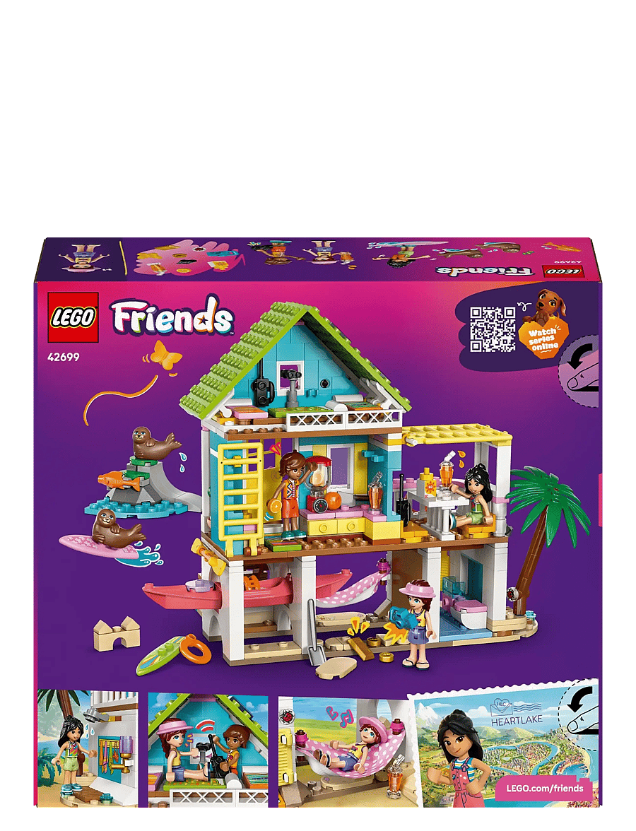 LEGO - Friends Beach House with Seals Building Kit 42699 - lego friends - multi - 5