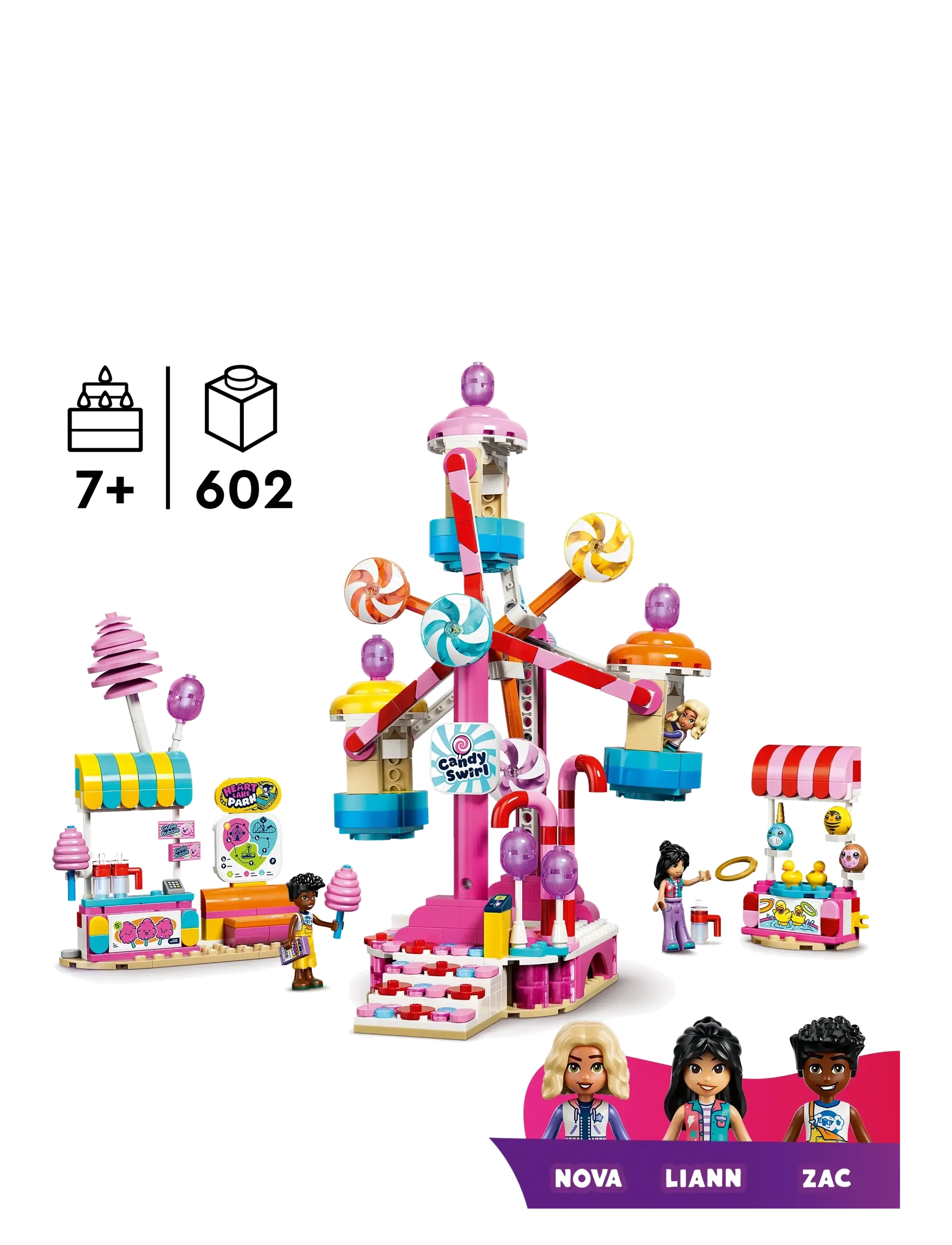 LEGO - Candy & Cupcake Ferris Wheel 42700 - lego friends - multi - 1