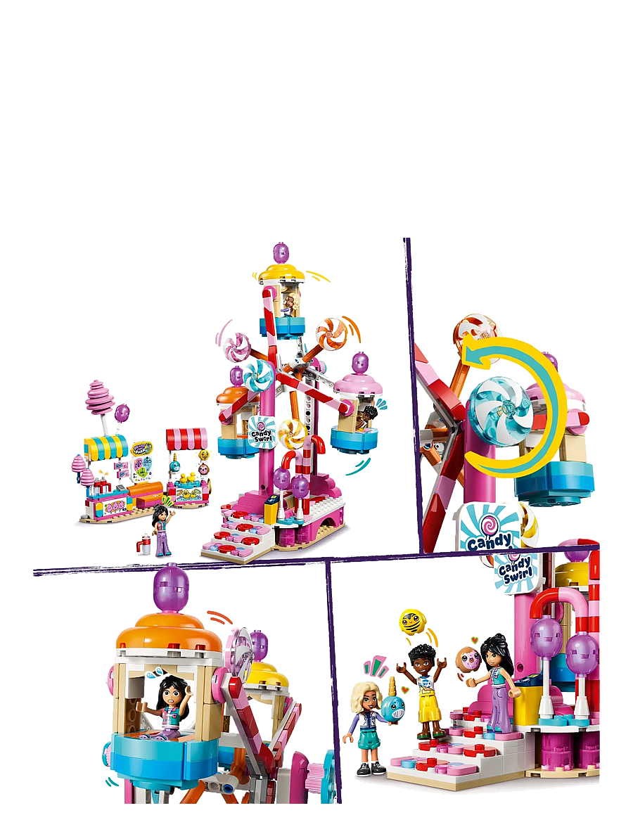 LEGO - Friends Candy & Cupcake Ferris Wheel 42700 - lego friends - multi - 4