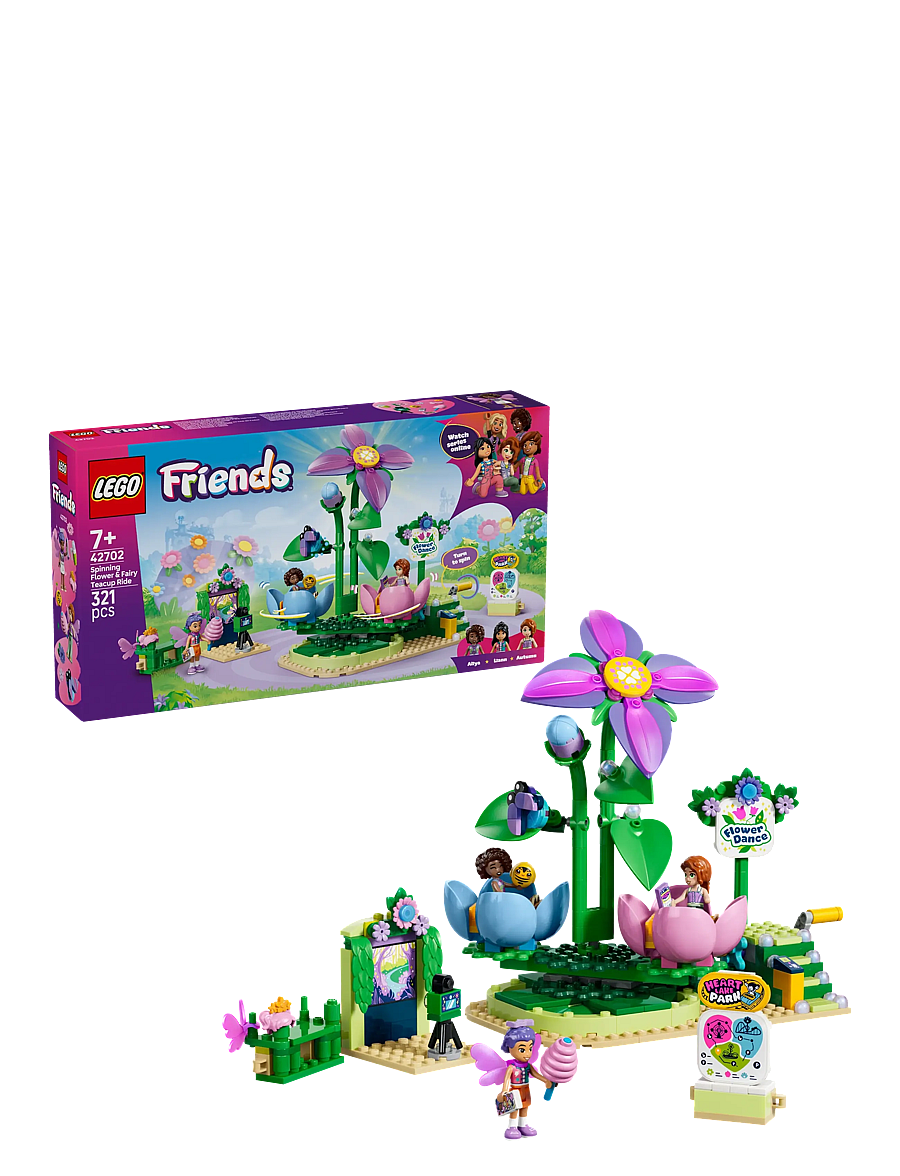 LEGO - Friends Spinning Flower & Fairy Teacup Ride Toy 42702 - lego friends - multi - 0
