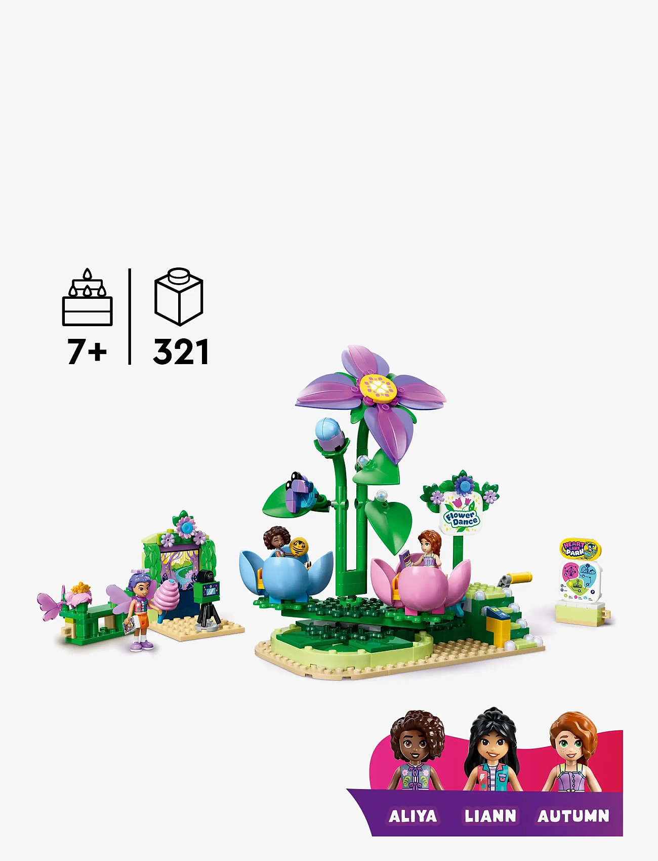 LEGO - Tekop-karrusel med blomster og feer 42702 - multi - 1