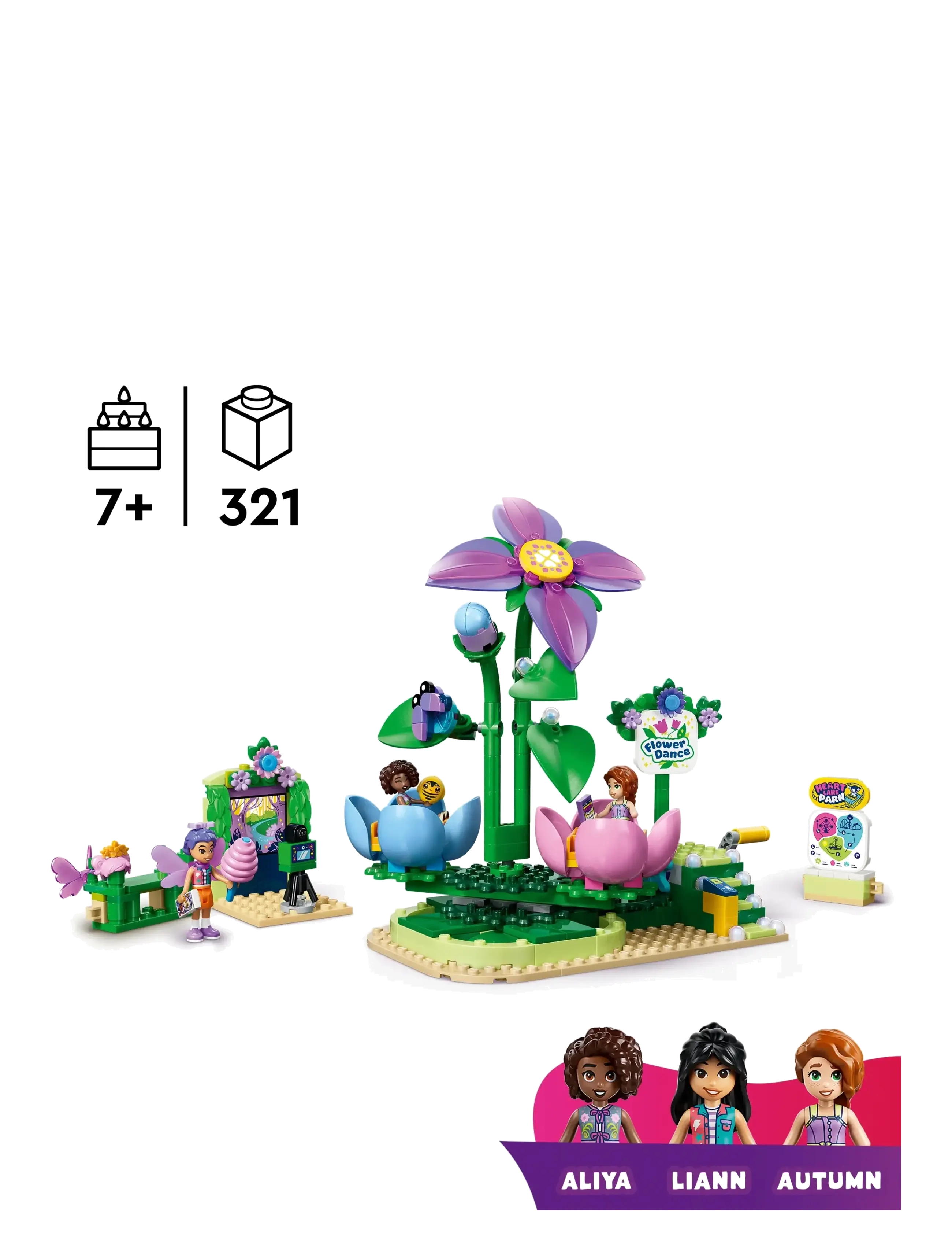 LEGO - Spinning Flower & Fairy Teacup Ride 42702 - lego friends - multi - 1