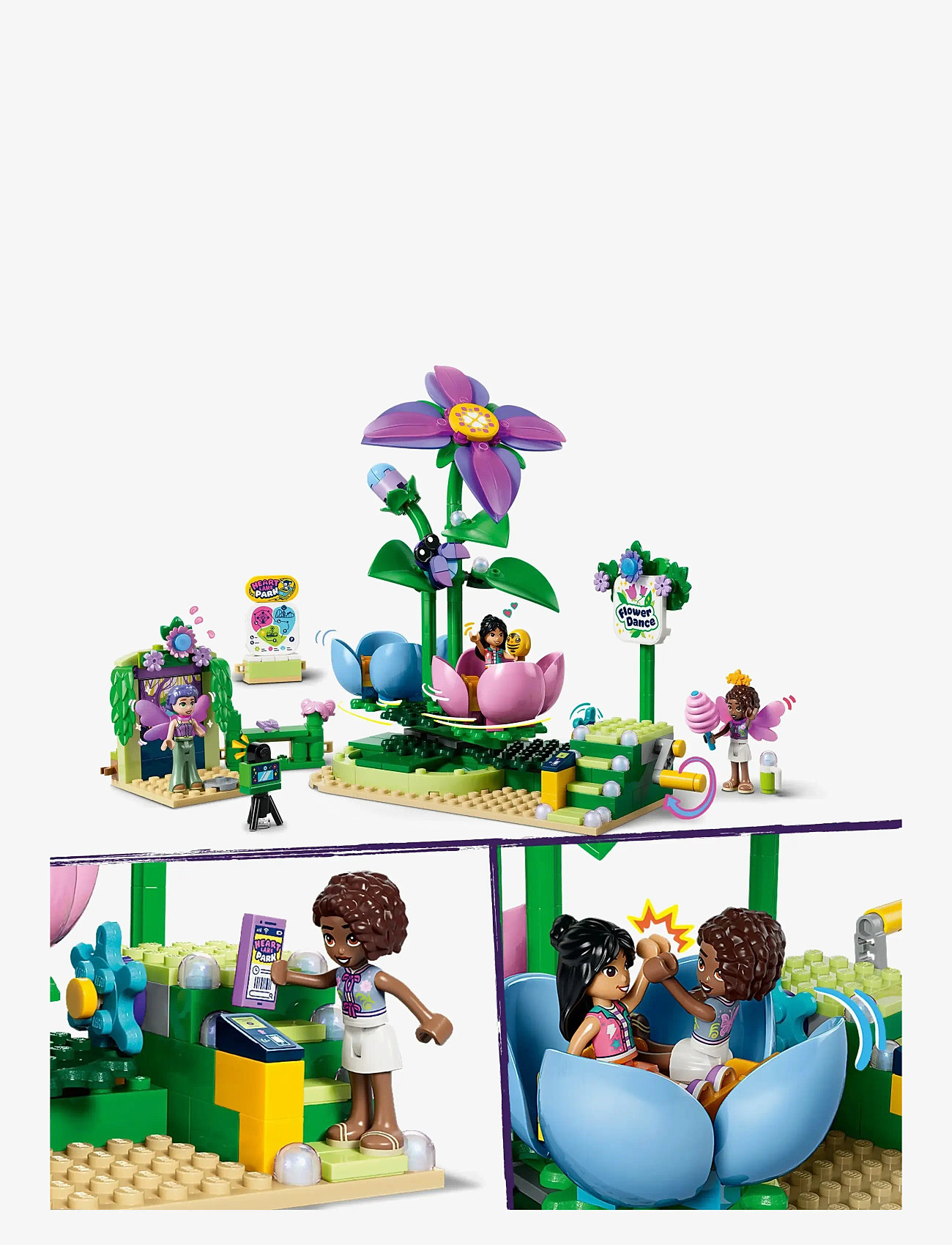 LEGO - Tekop-karrusel med blomster og feer 42702 - multi - 4