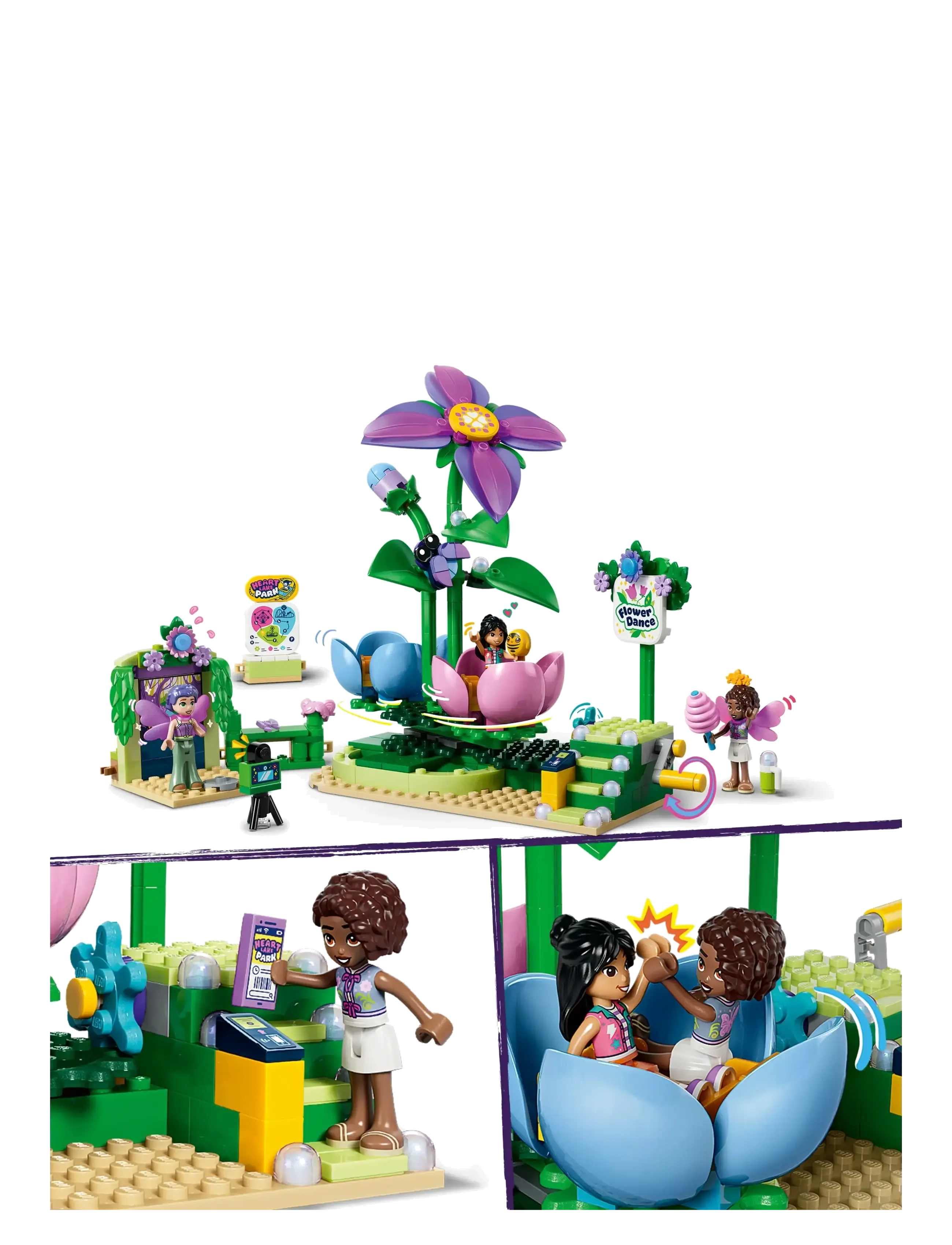 LEGO - Spinning Flower & Fairy Teacup Ride 42702 - lego friends - multi - 4
