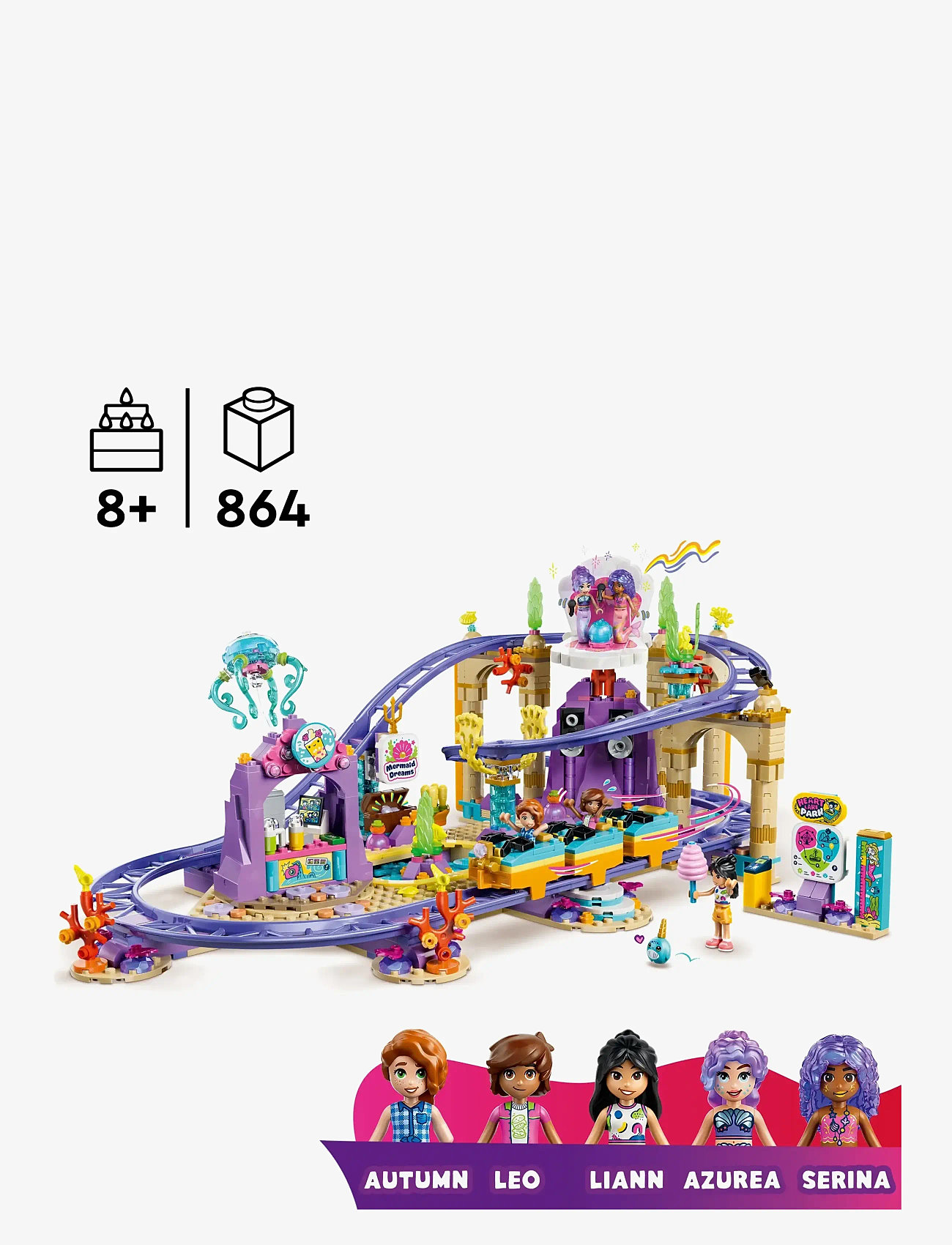LEGO - Mermaid Roller Coaster Ride 42703 - multi - 1