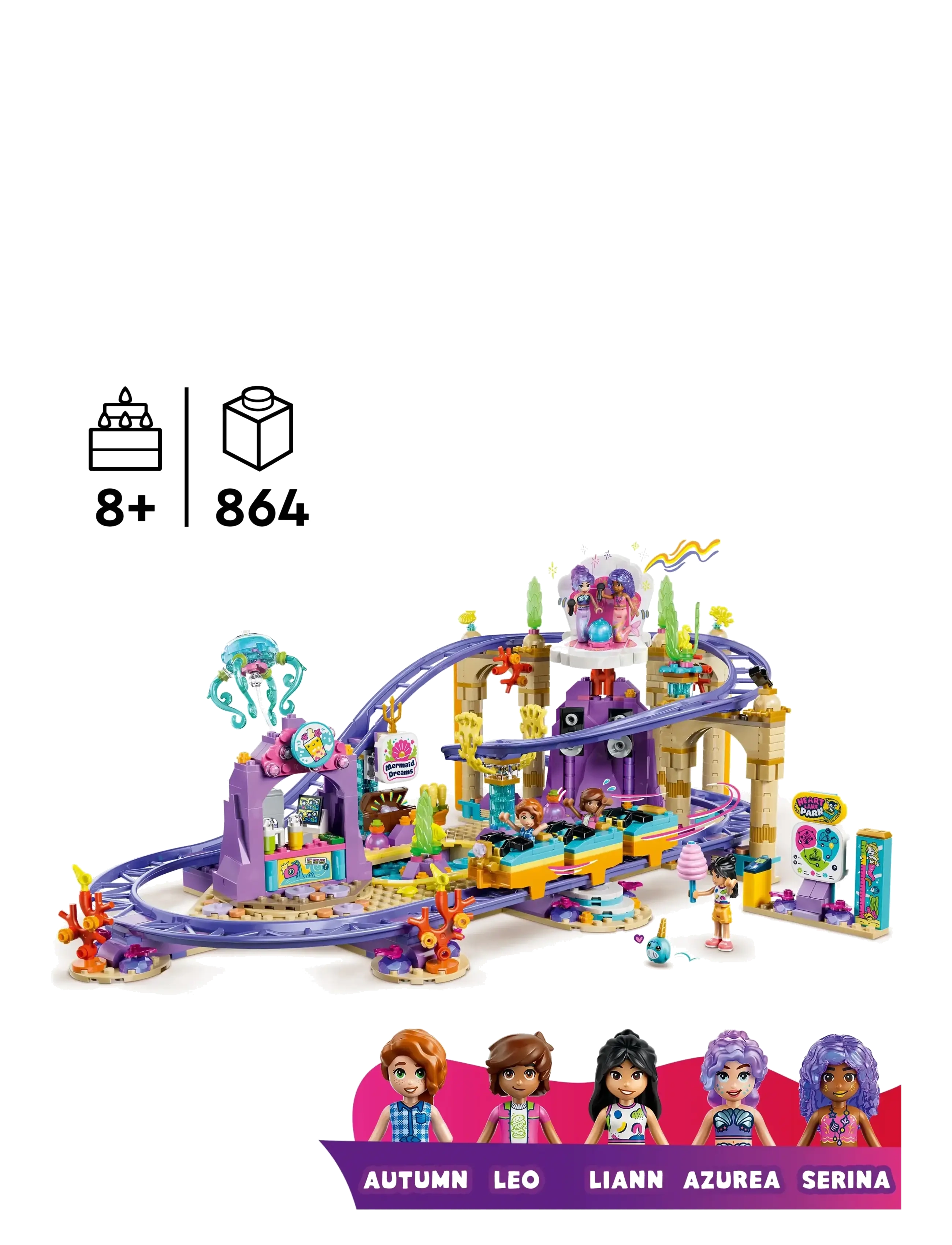 LEGO - Merenneitoaiheinen vuoristorata 42703 - lego friends - multi - 1