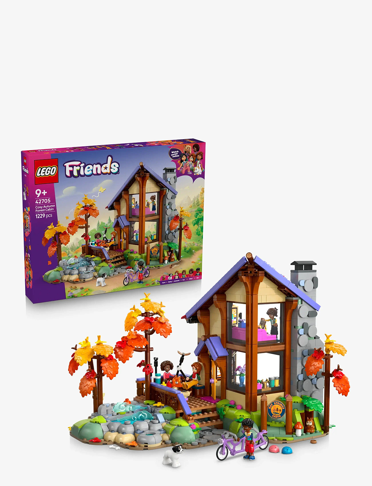 LEGO - Cozy Fall Forest Cabin 42705 - multi - 0