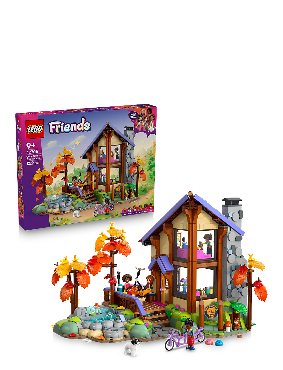 LEGO - Hyggelig efterårs-skovhytte 42705 - lego friends - multi - 0