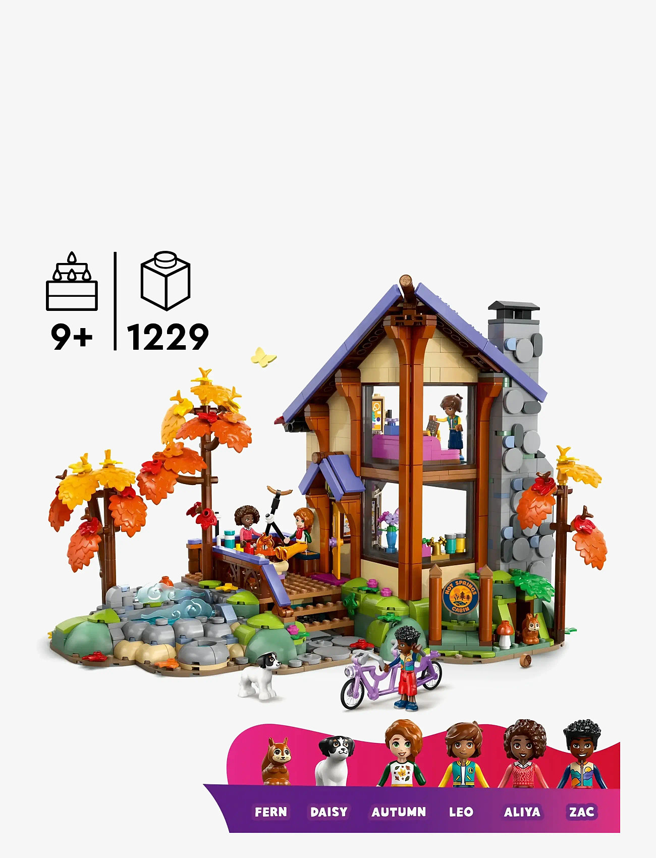 LEGO - Cozy Fall Forest Cabin 42705 - multi - 1