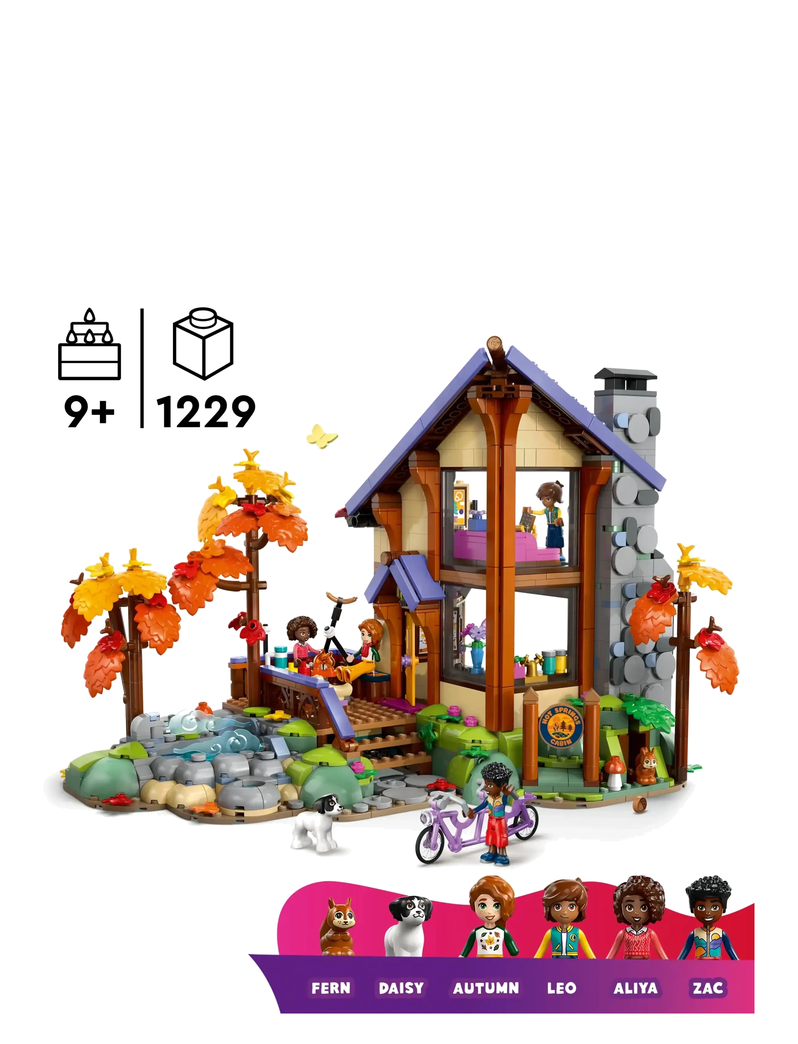 LEGO - Cozy Fall Forest Cabin 42705 - lego friends - multi - 1