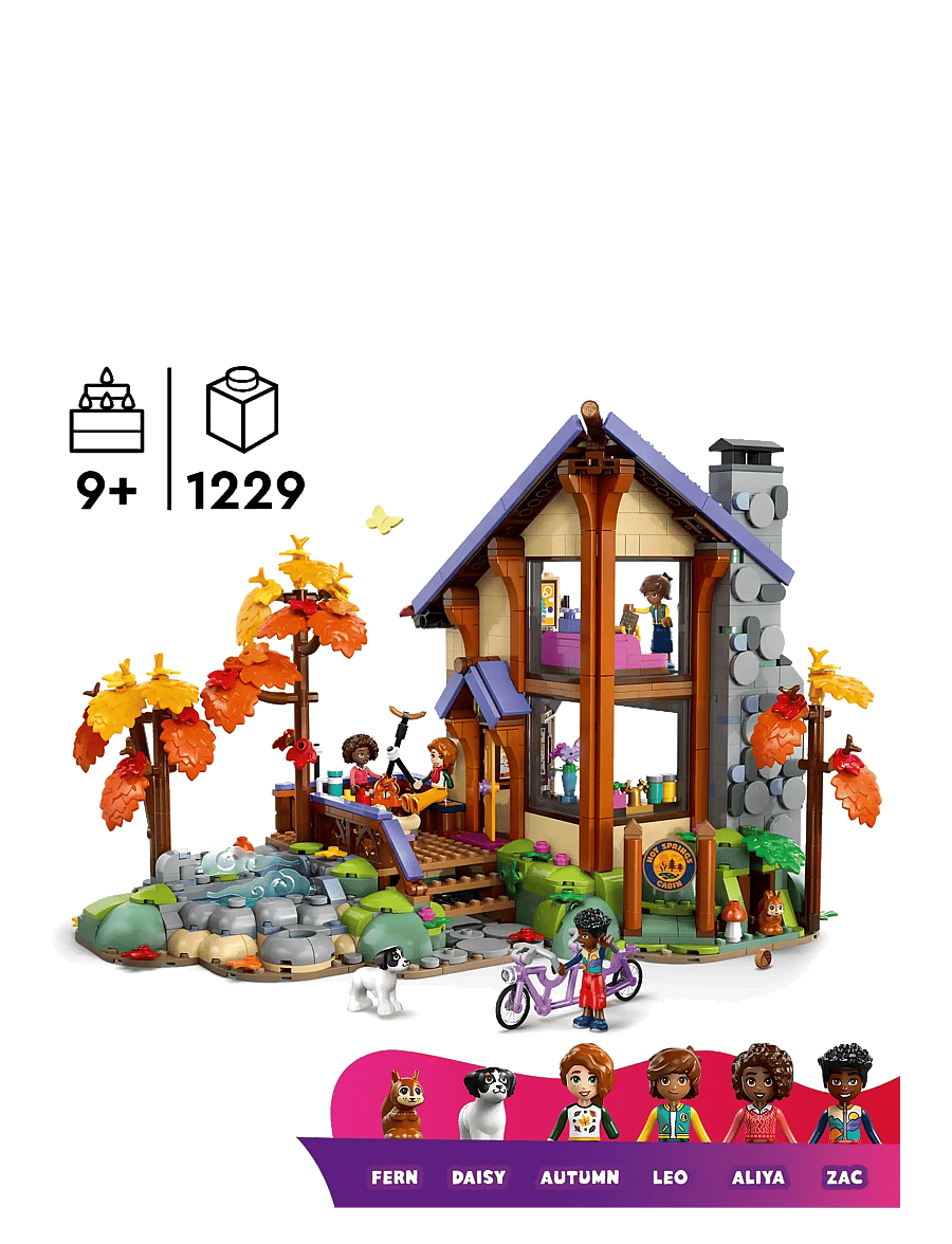 LEGO - Hyggelig efterårs-skovhytte 42705 - lego friends - multi - 1