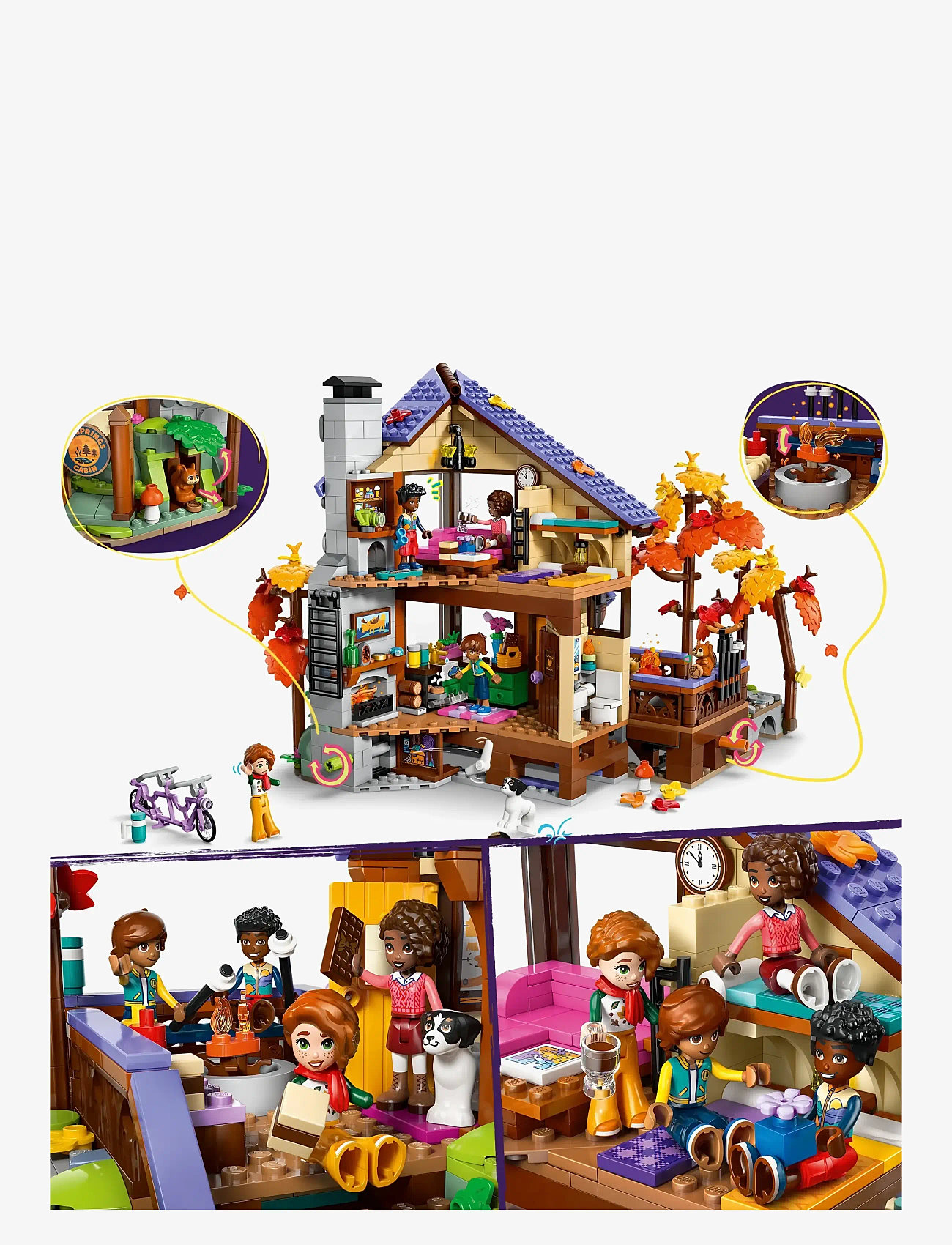 LEGO - Cozy Fall Forest Cabin 42705 - multi - 3