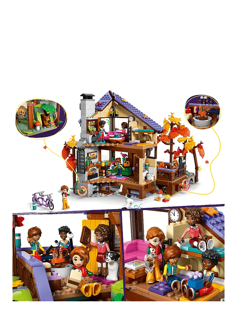 LEGO - Hyggelig efterårs-skovhytte 42705 - lego friends - multi - 3