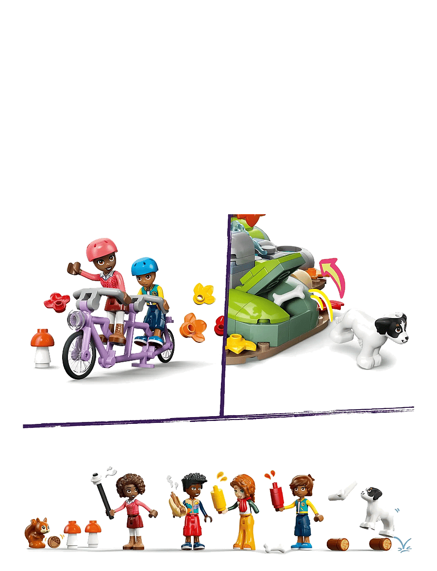 LEGO - Hyggelig efterårs-skovhytte 42705 - lego friends - multi - 4