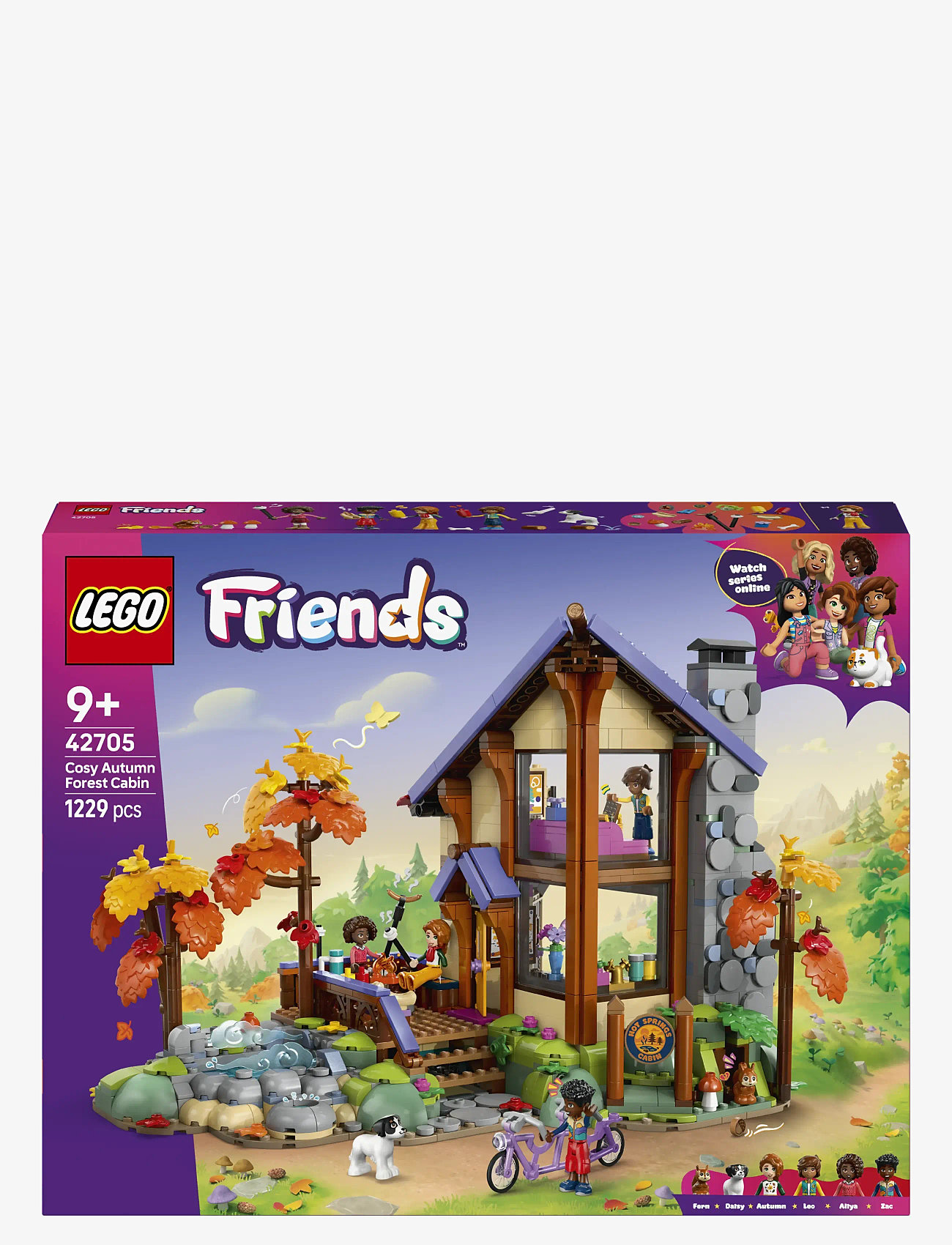 LEGO - Cozy Fall Forest Cabin 42705 - multi - 5
