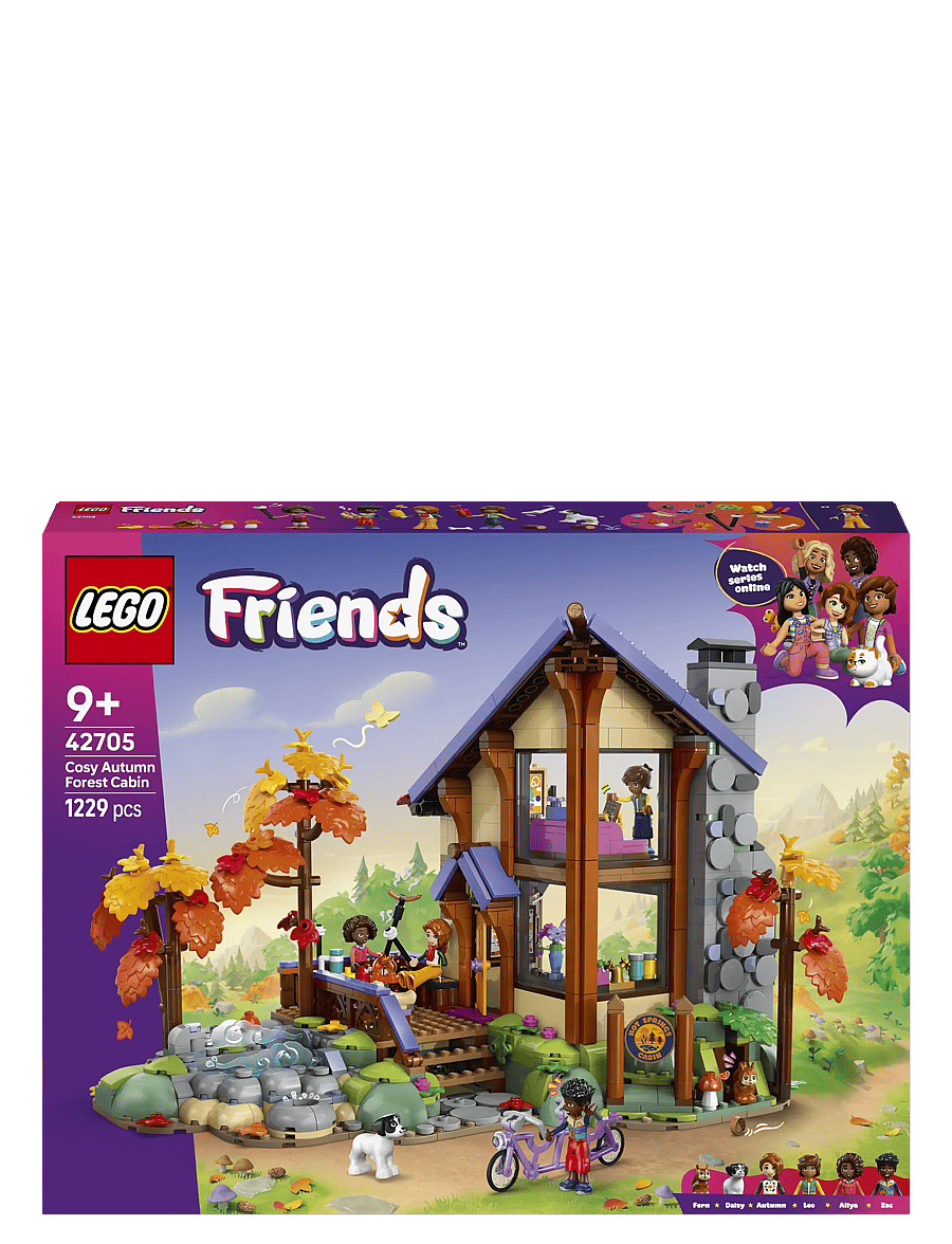 LEGO - Hyggelig efterårs-skovhytte 42705 - lego friends - multi - 5