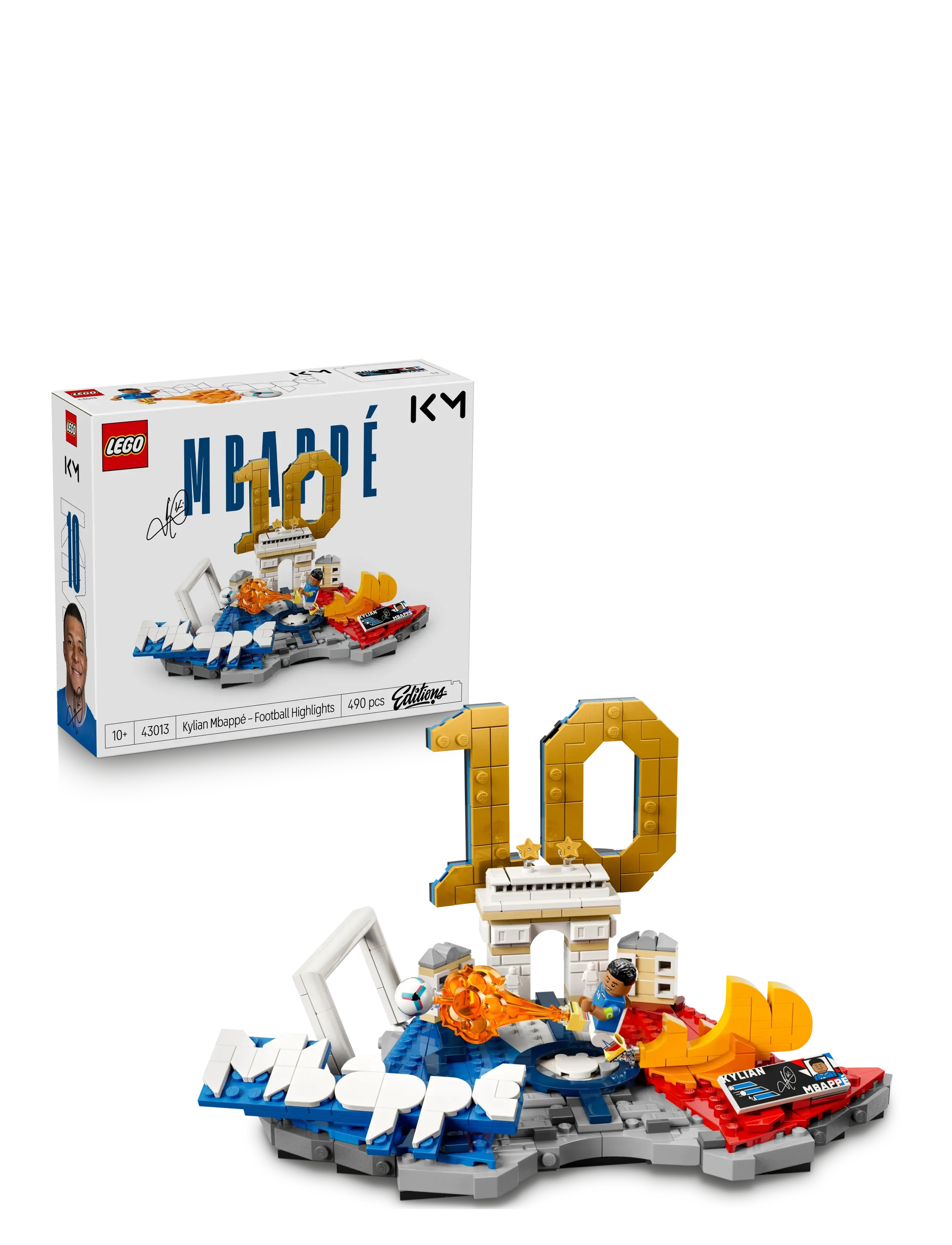 LEGO Editions Kylian Mbappé – Football Highlights 43013, One Size, Multi/patterned, Lego Legetøj > Lego icons, Børn