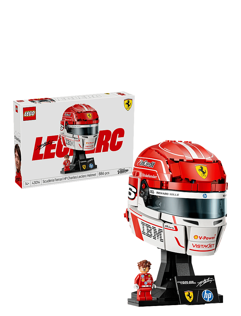 LEGO - Editions Scuderia Ferrari HP Charles Leclerc Helmet 43014 - lego speed champions - multi - 0