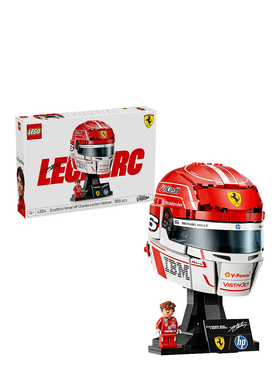 LEGO - Editions Scuderia Ferrari HP Charles Leclerc Helmet 43014 - lego speed champions - multi - 0