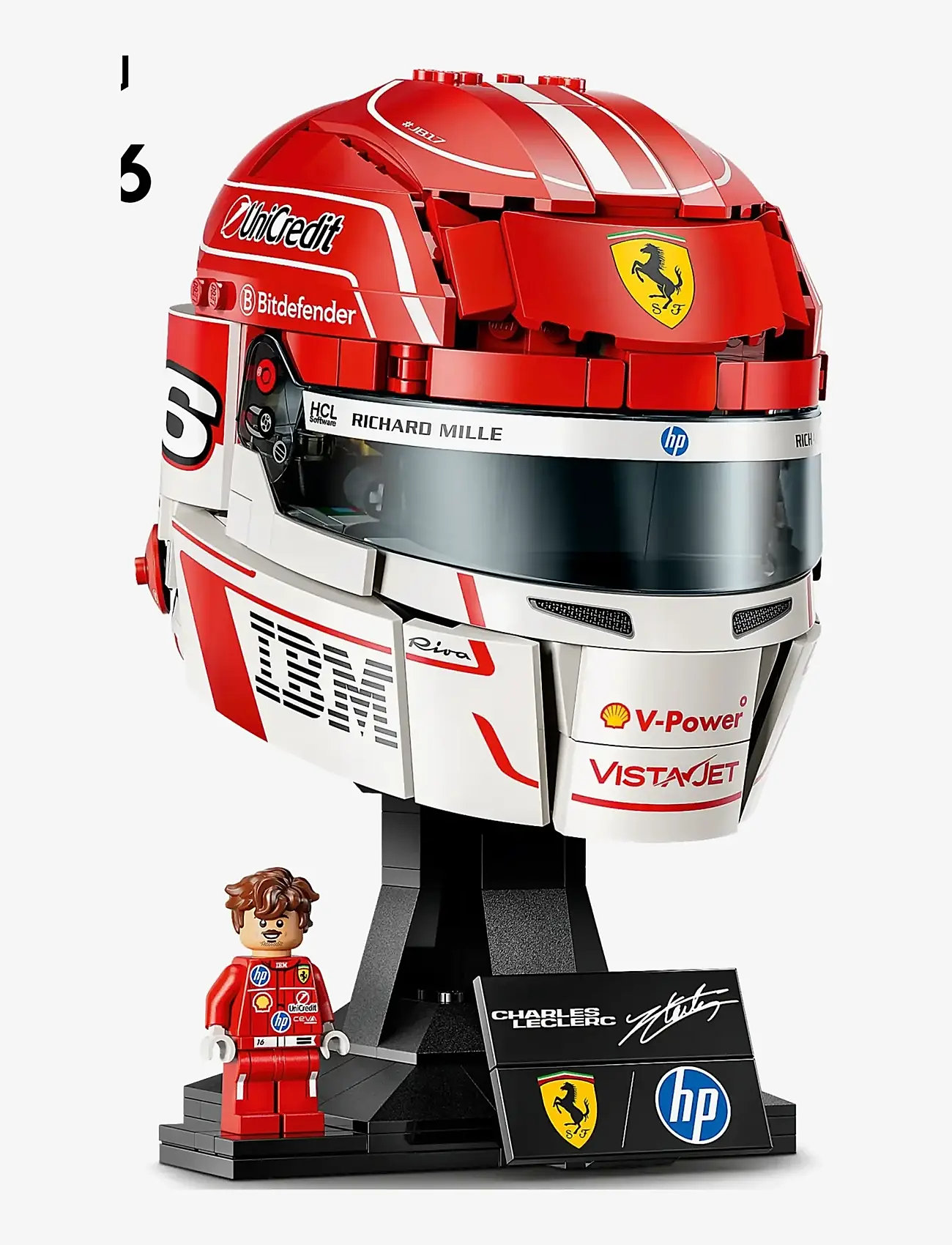 LEGO - Editions Scuderia Ferrari HP Charles Leclerc Helmet 43014 - lego speed champions - multi - 1