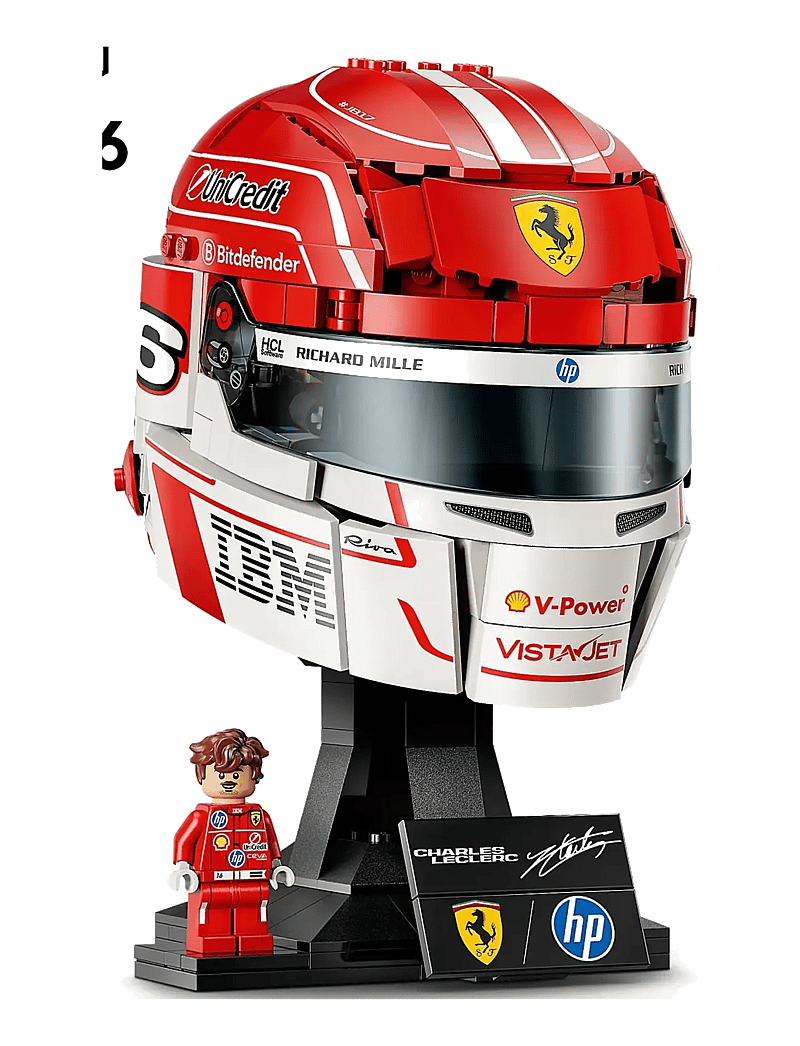 LEGO - Editions Scuderia Ferrari HP Charles Leclerc Helmet 43014 - lego speed champions - multi - 1