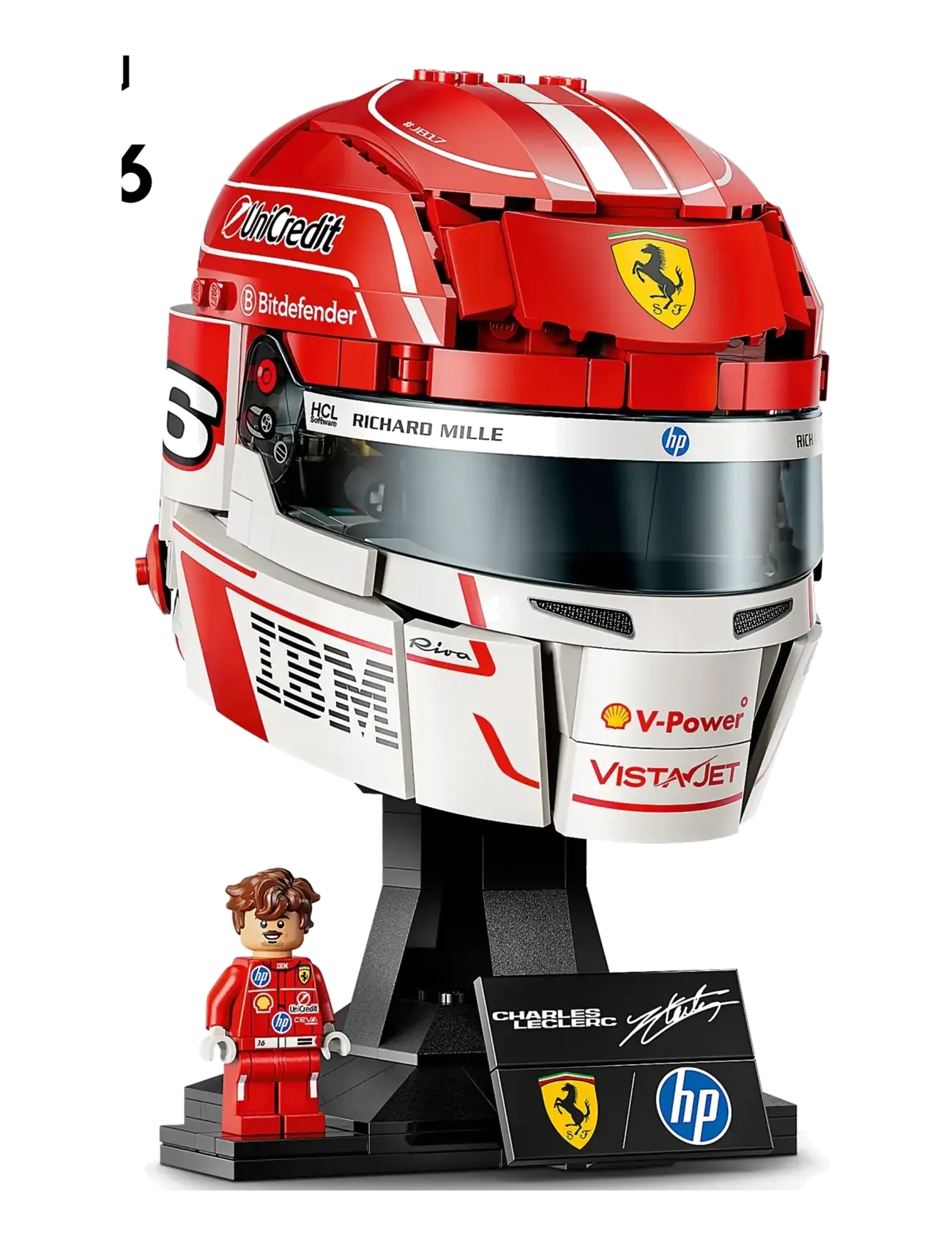 LEGO - Editions Scuderia Ferrari HP Charles Leclerc Helmet 43014 - lego speed champions - multi - 1