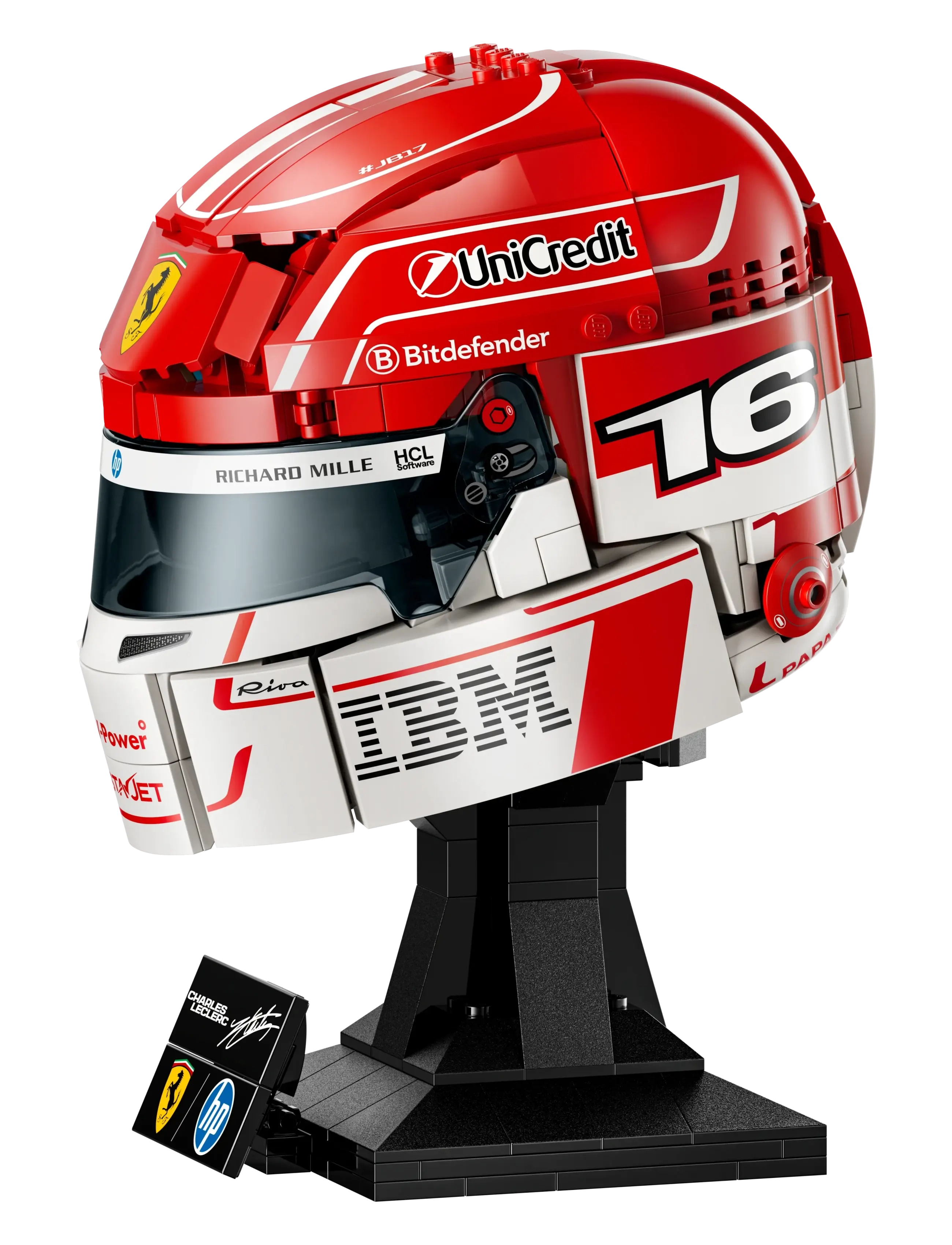 LEGO - Editions Scuderia Ferrari HP Charles Leclerc Helmet 43014 - lego speed champions - multi - 2