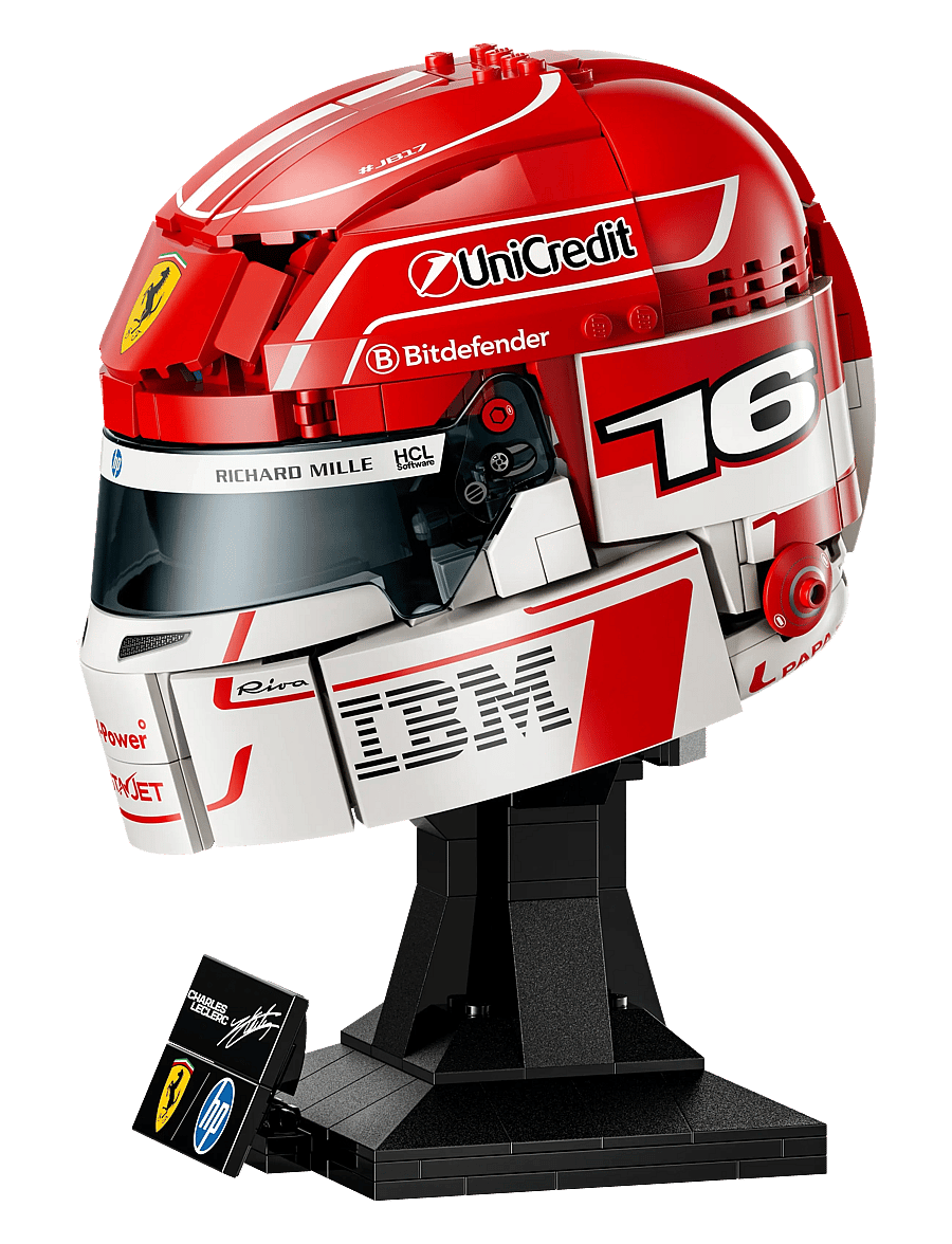 LEGO - Editions Scuderia Ferrari HP Charles Leclerc Helmet 43014 - lego speed champions - multi - 2