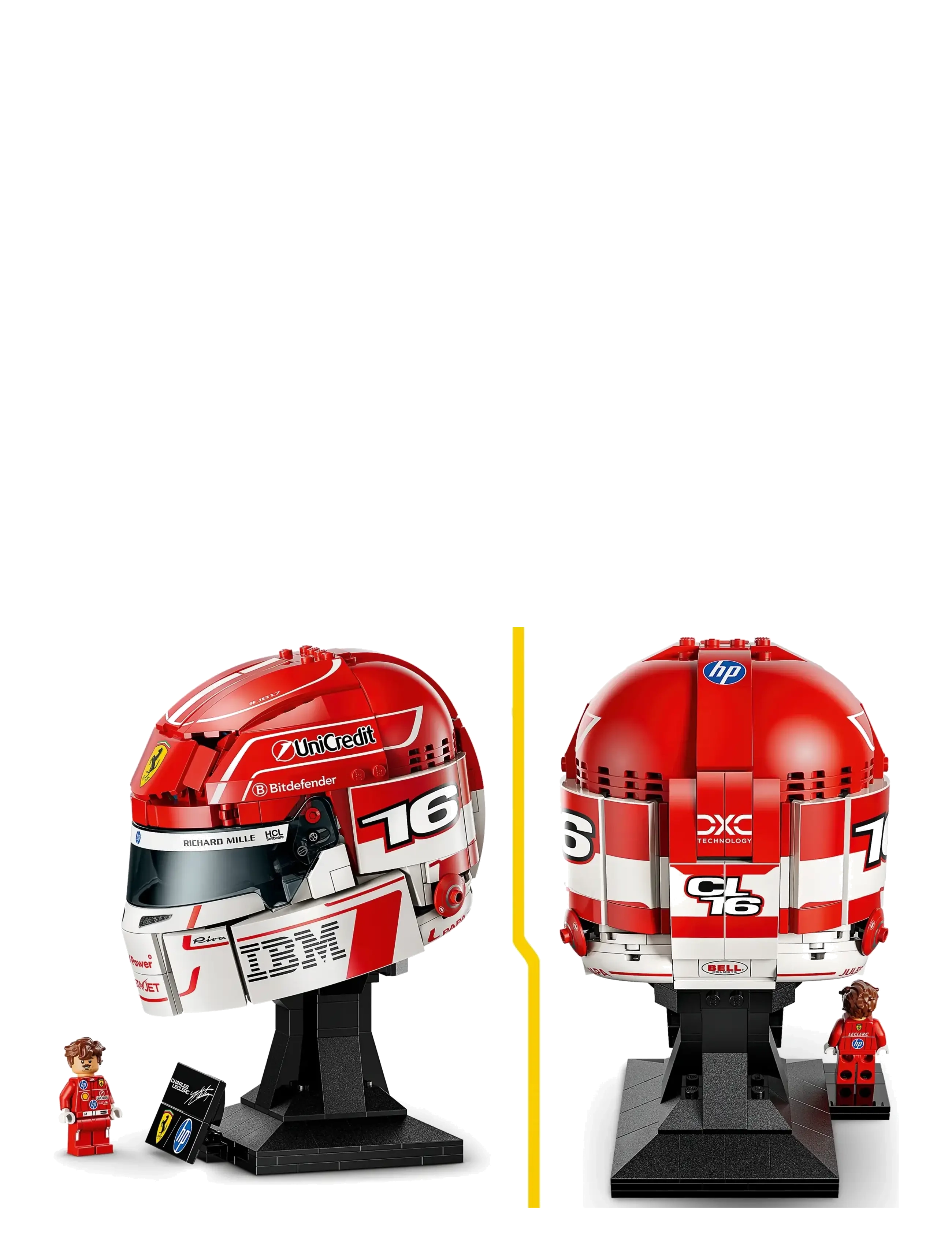 LEGO - Editions Scuderia Ferrari HP Charles Leclerc Helmet 43014 - lego speed champions - multi - 3