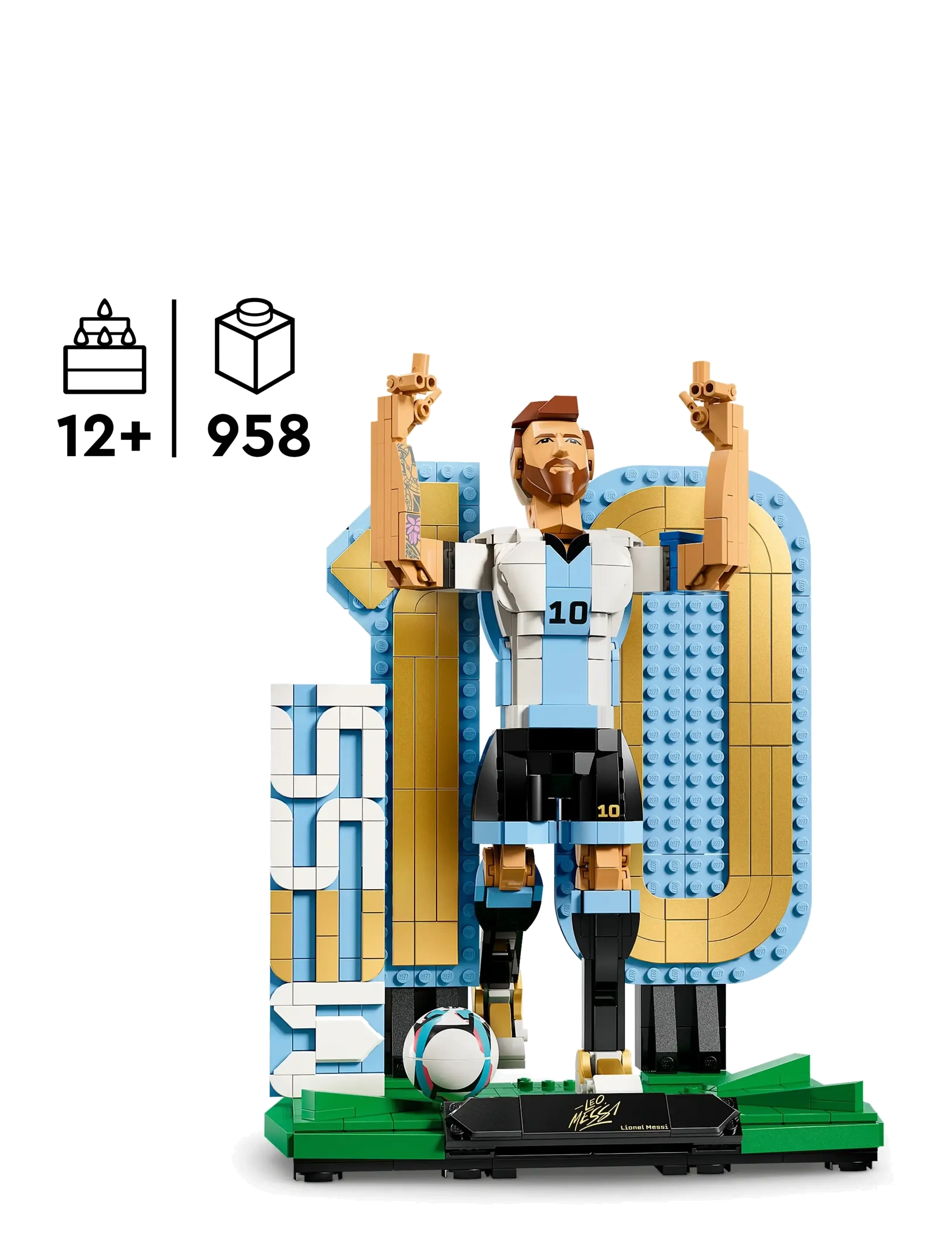 LEGO - Editions Lionel Messi – Football Legend Set 43015 - lego fifa - multi - 1