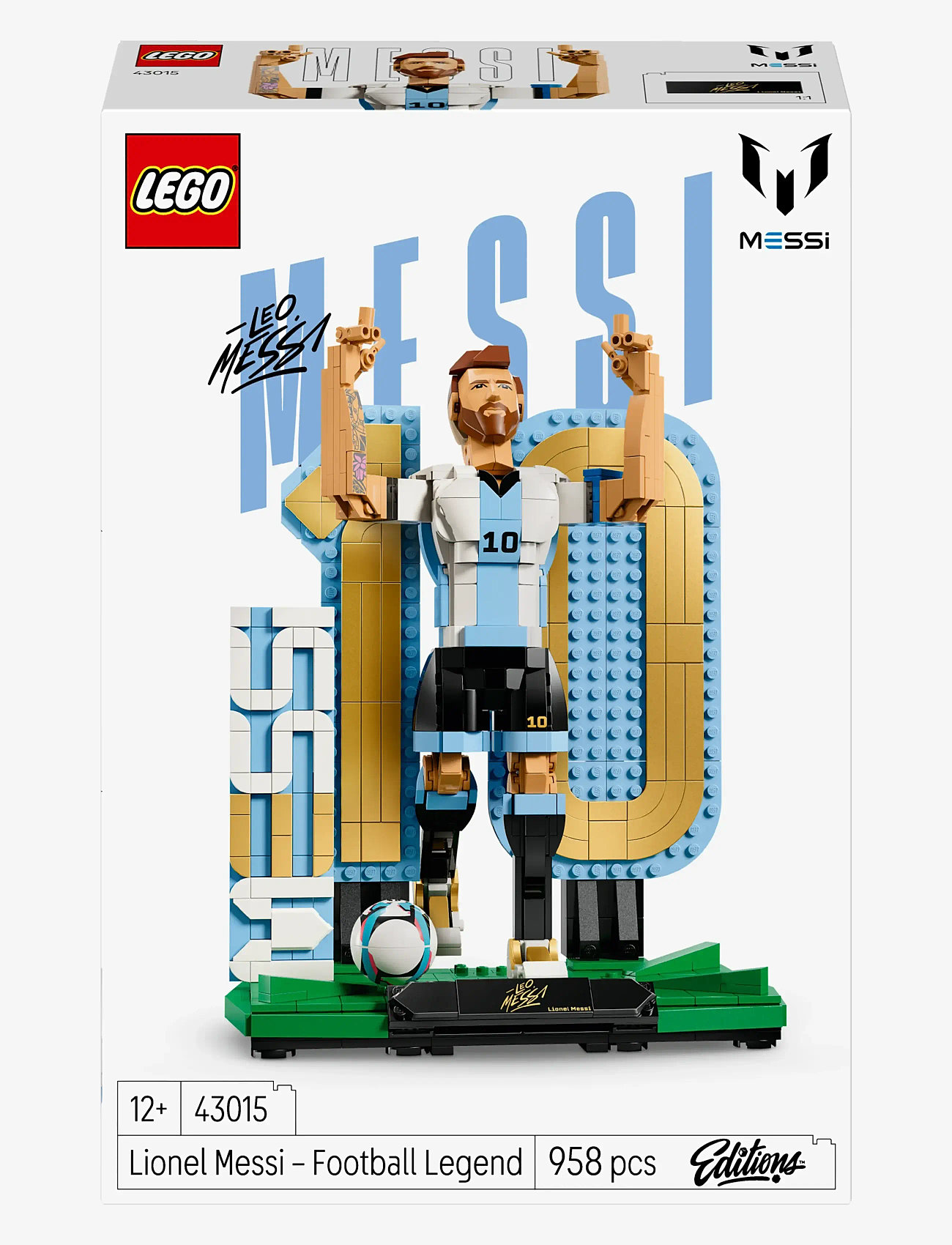 LEGO - Editions Lionel Messi – Football Legend Set 43015 - lego fifa - multi - 5