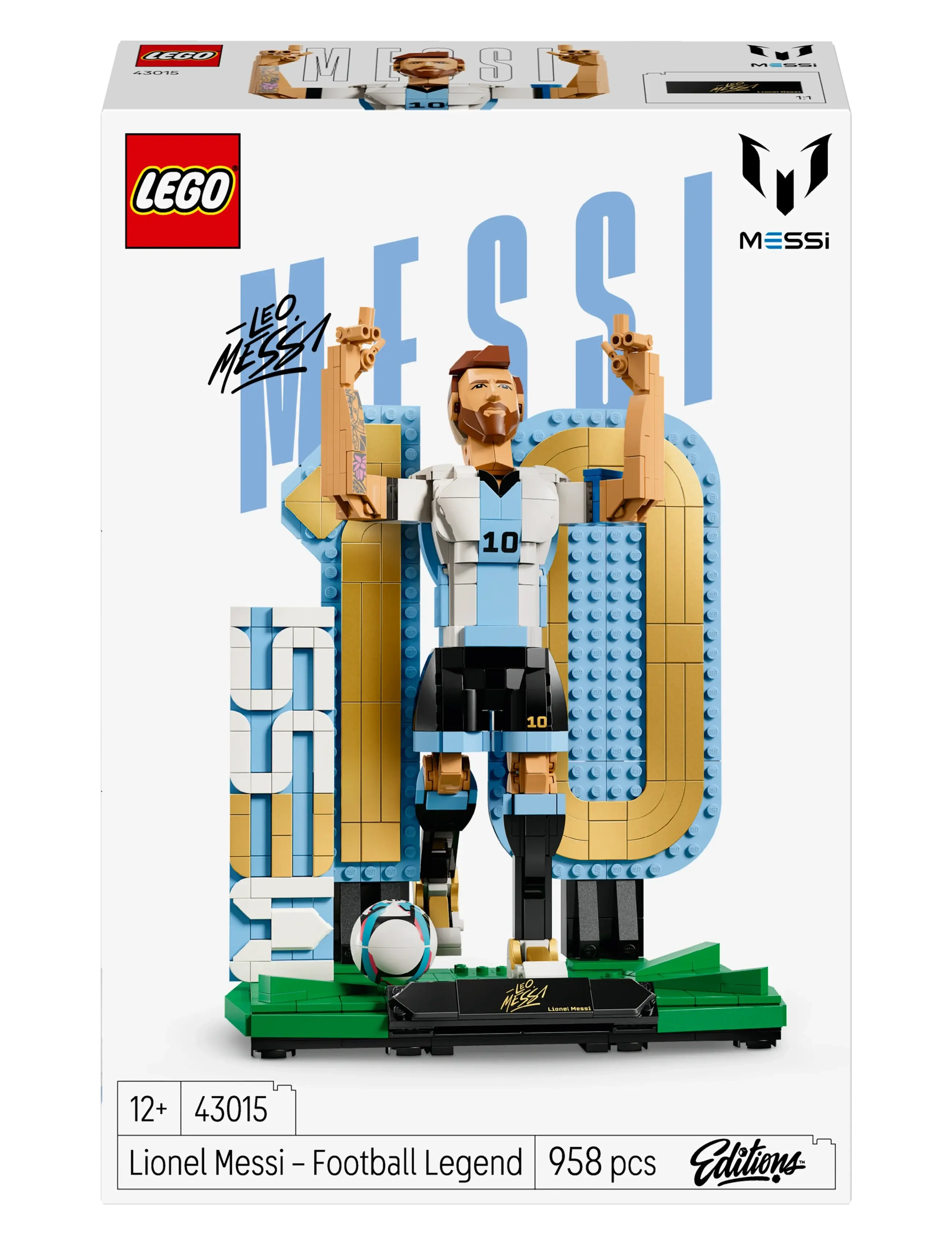 LEGO - Editions Lionel Messi – Football Legend Set 43015 - lego fifa - multi - 5