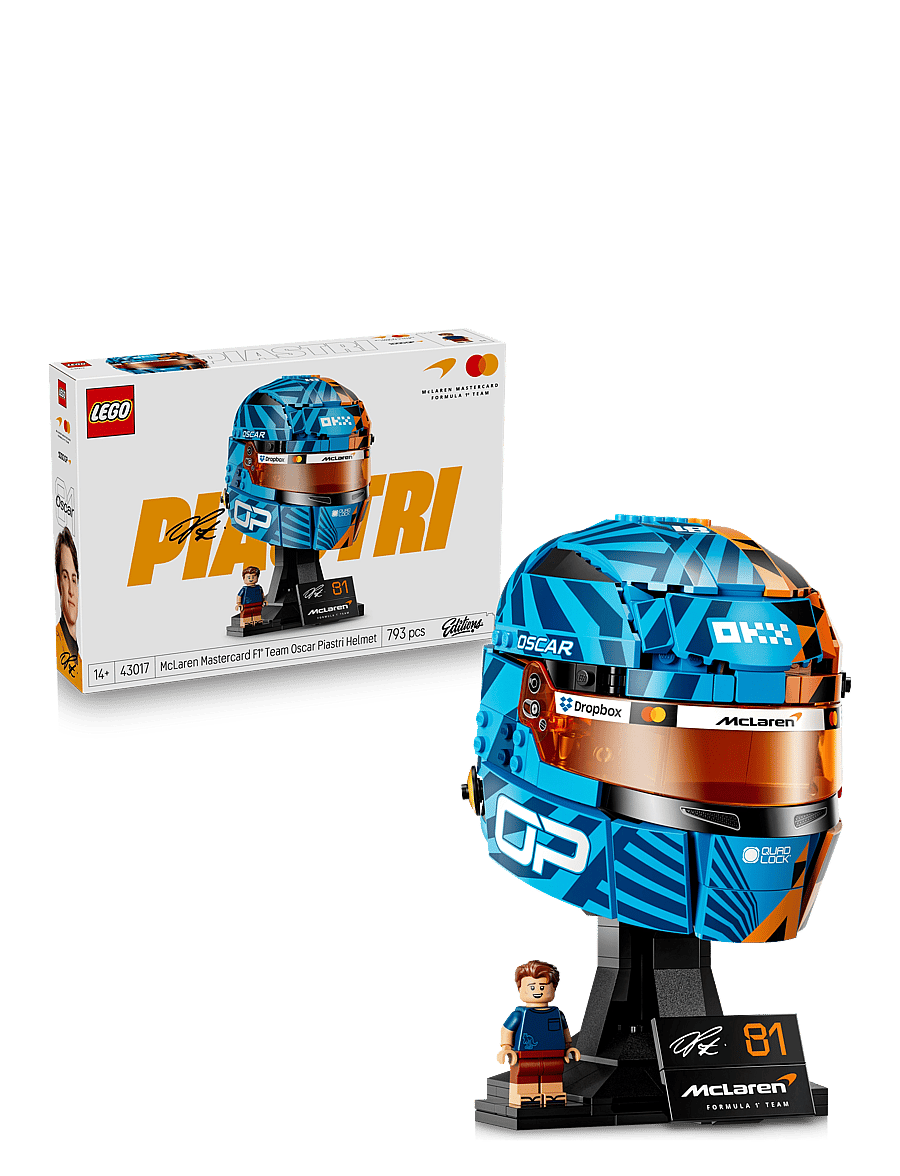 LEGO - Editions McLaren Mastercard Team Oscar Piastri Helmet 43017 - lego formula 1 - multi - 0