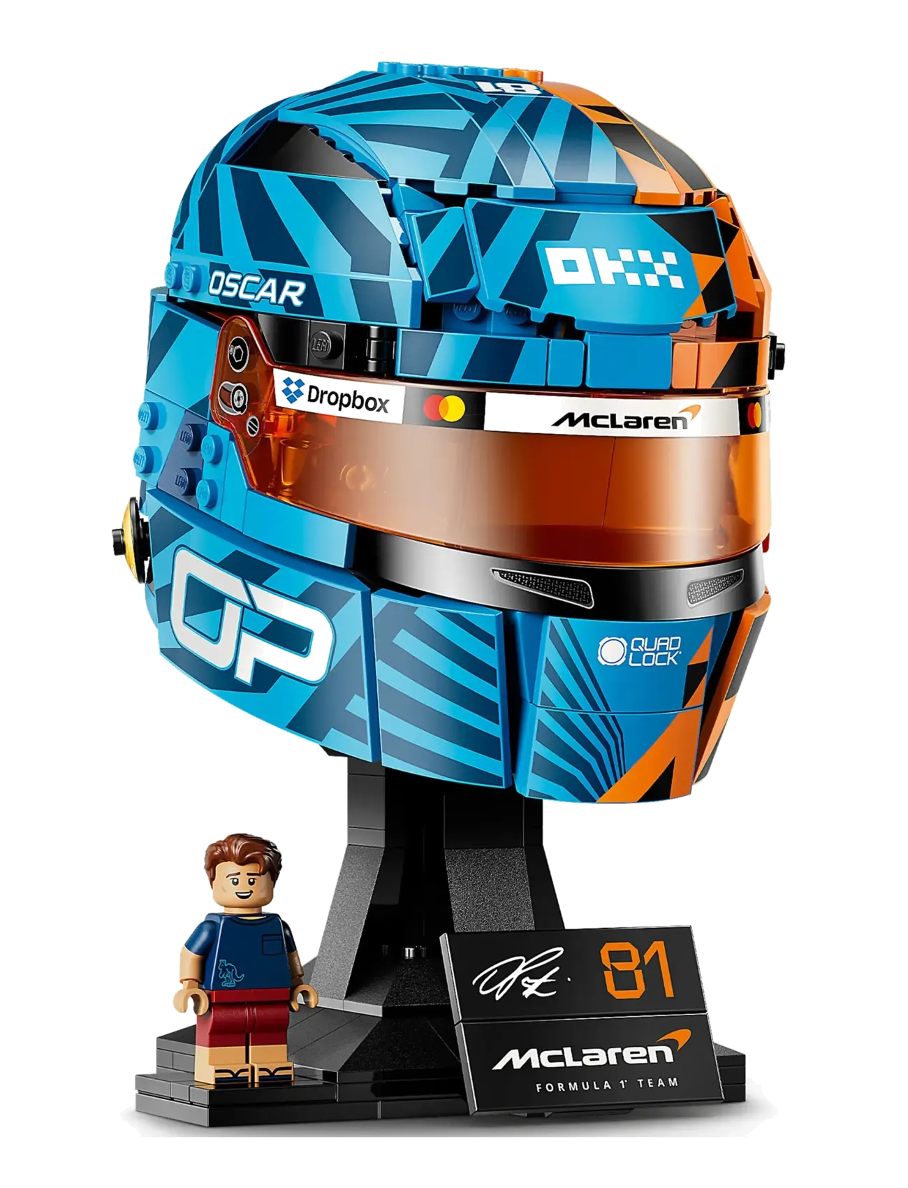 LEGO - Editions McLaren Mastercard Team Oscar Piastri Helmet 43017 - lego formula 1 - multi - 1