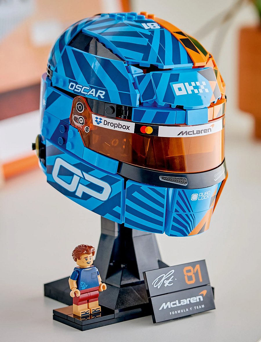 LEGO - Editions McLaren Mastercard Team Oscar Piastri Helmet 43017 - lego formula 1 - multi - 4