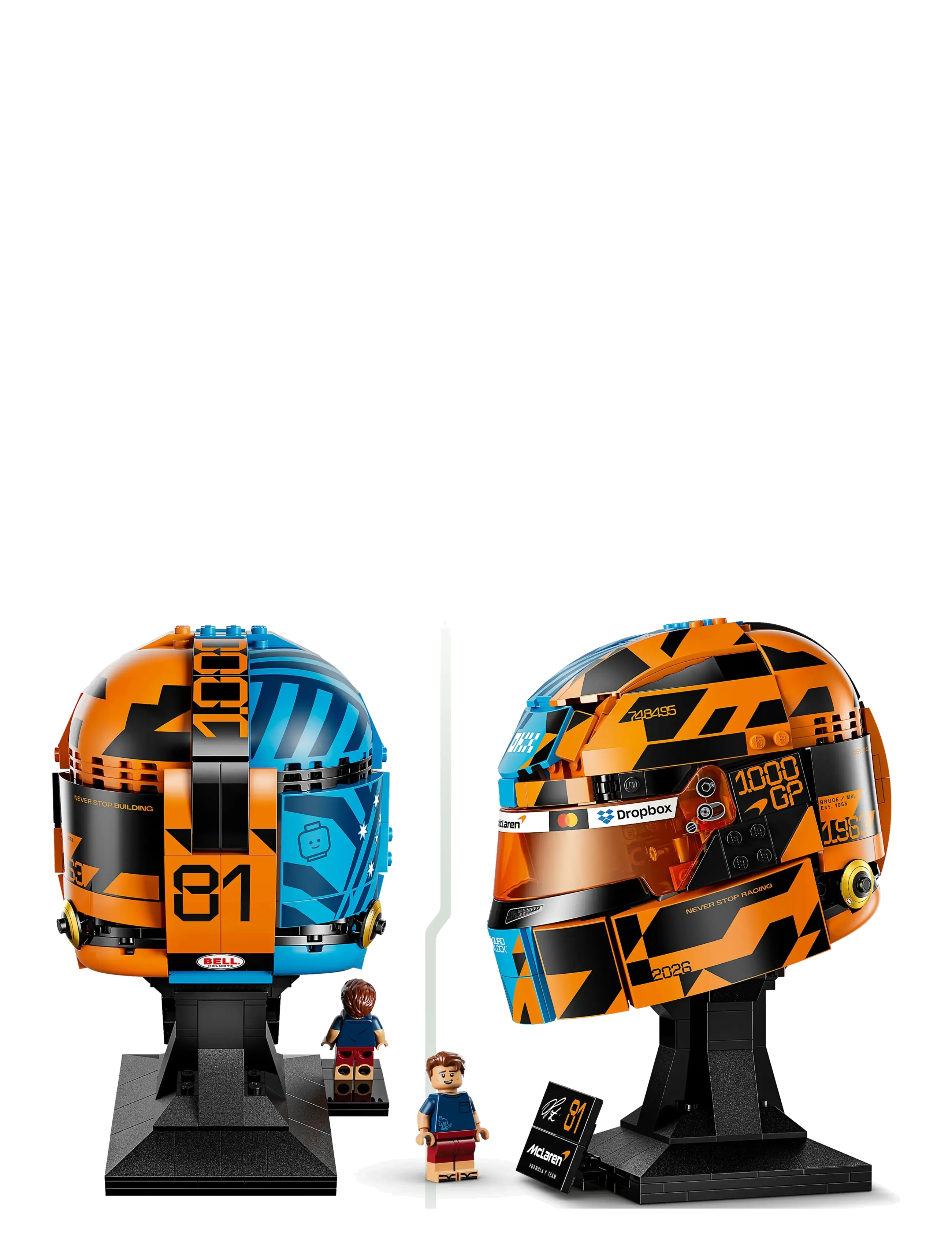 LEGO - Editions McLaren Mastercard Team Oscar Piastri Helmet 43017 - lego formula 1 - multi - 3