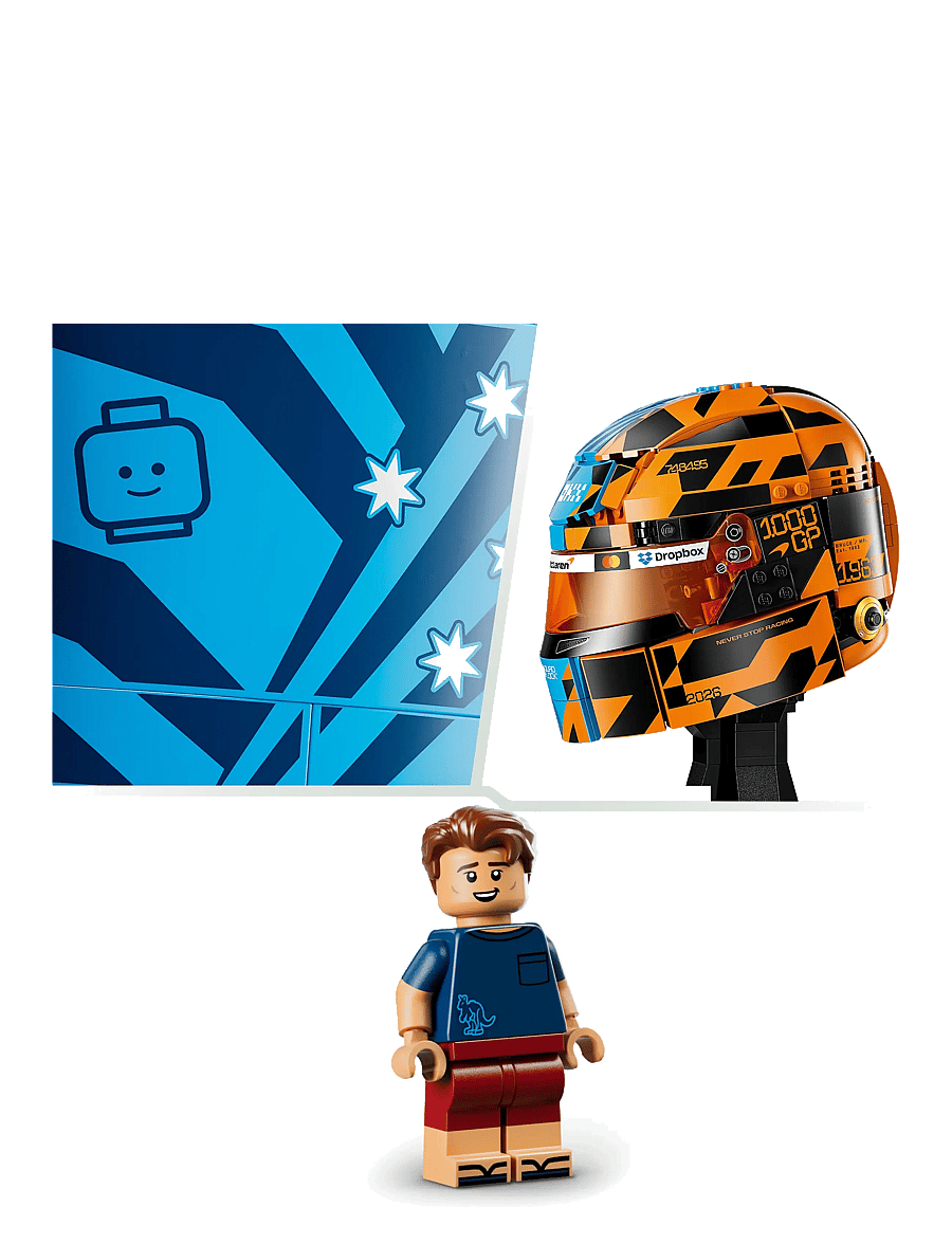 LEGO - Editions McLaren Mastercard Team Oscar Piastri Helmet 43017 - lego formula 1 - multi - 4