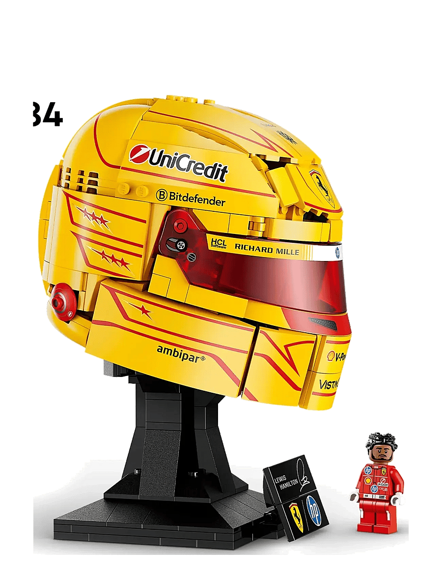 LEGO - Editions Scuderia Ferrari HP Lewis Hamilton Helmet 43022 - lego speed champions - multi - 1