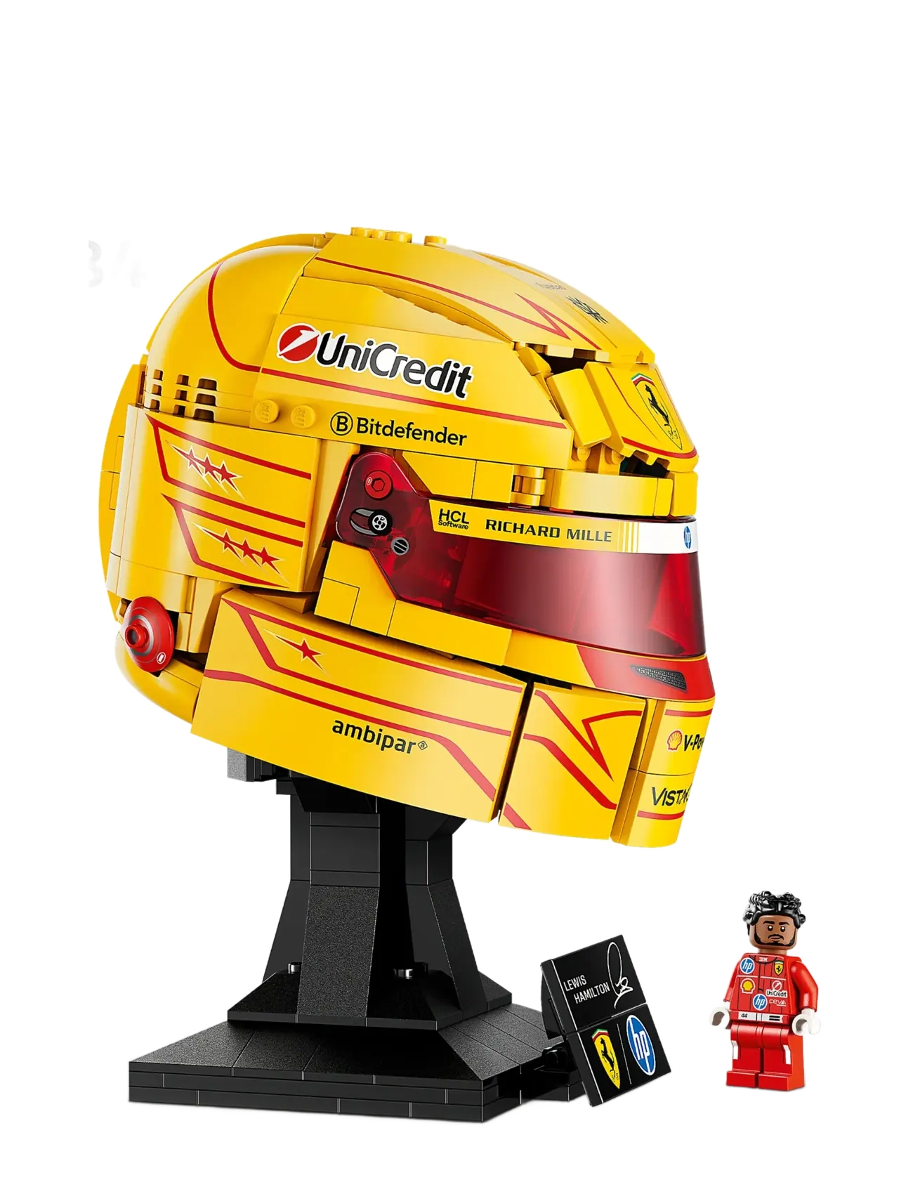 LEGO - Editions Scuderia Ferrari HP Lewis Hamilton Helmet 43022 - lego formula 1 - multi - 1