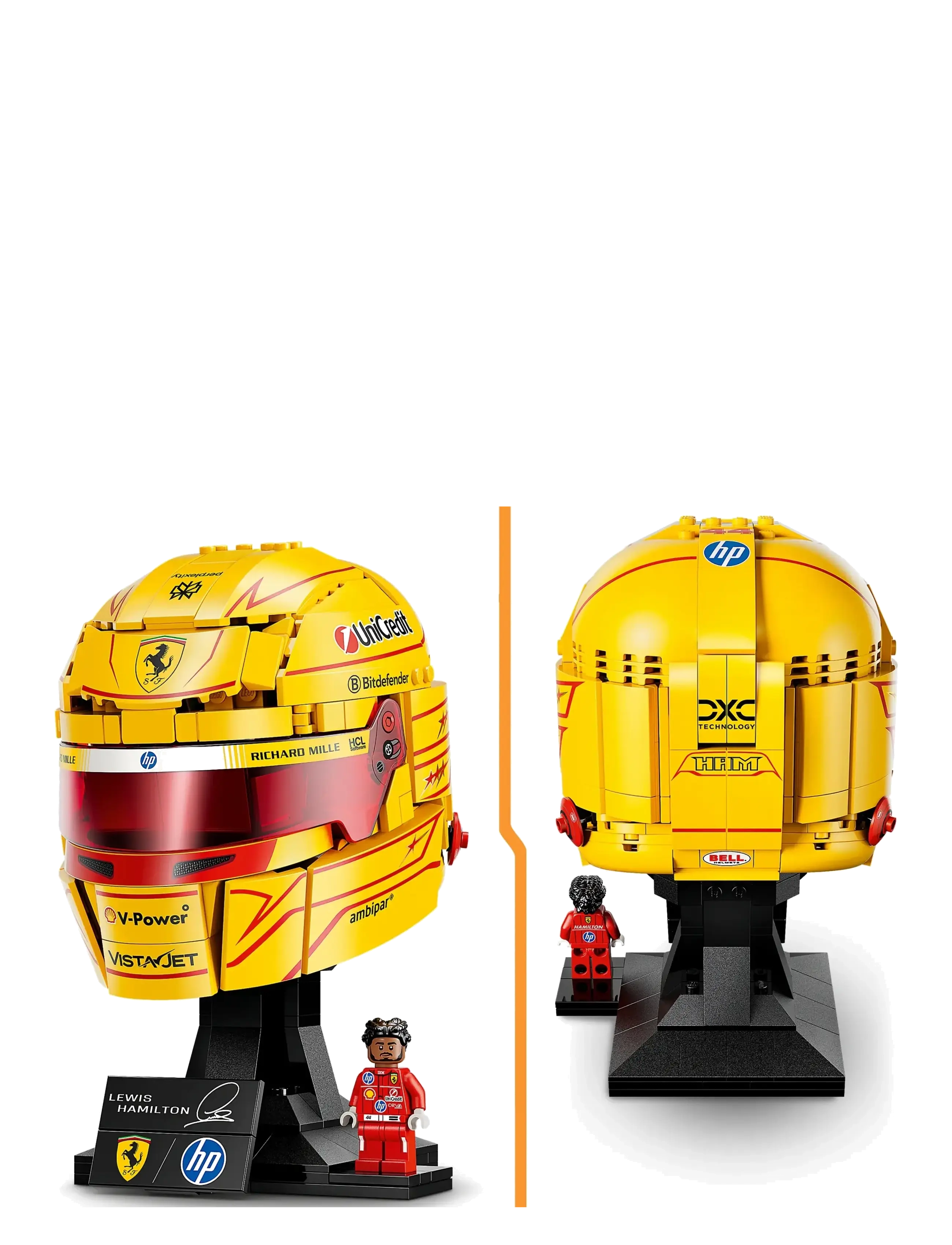 LEGO - Editions Scuderia Ferrari HP Lewis Hamilton Helmet 43022 - lego speed champions - multi - 3