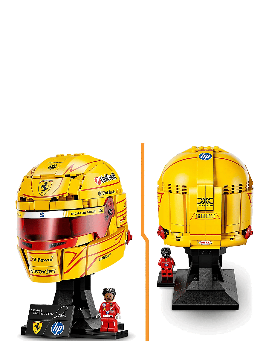 LEGO - Editions Scuderia Ferrari HP Lewis Hamilton Helmet 43022 - lego speed champions - multi - 3