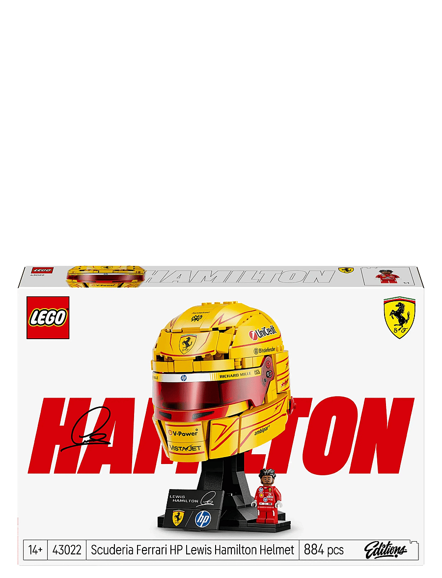 LEGO - Editions Scuderia Ferrari HP Lewis Hamilton Helmet 43022 - lego speed champions - multi - 5