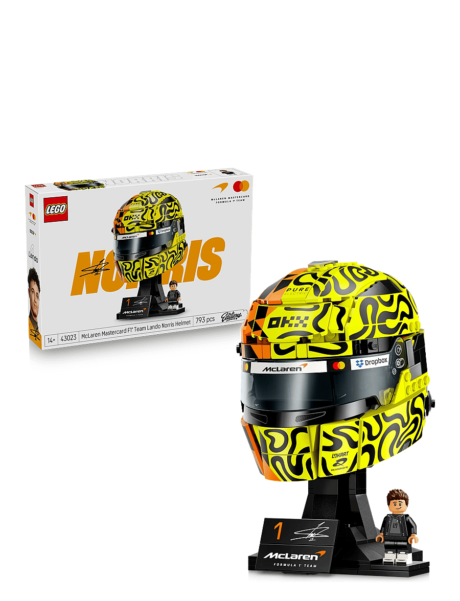 LEGO - Editions McLaren Mastercard Team Lando Norris Helmet 43023 - lego formula 1 - multi - 0