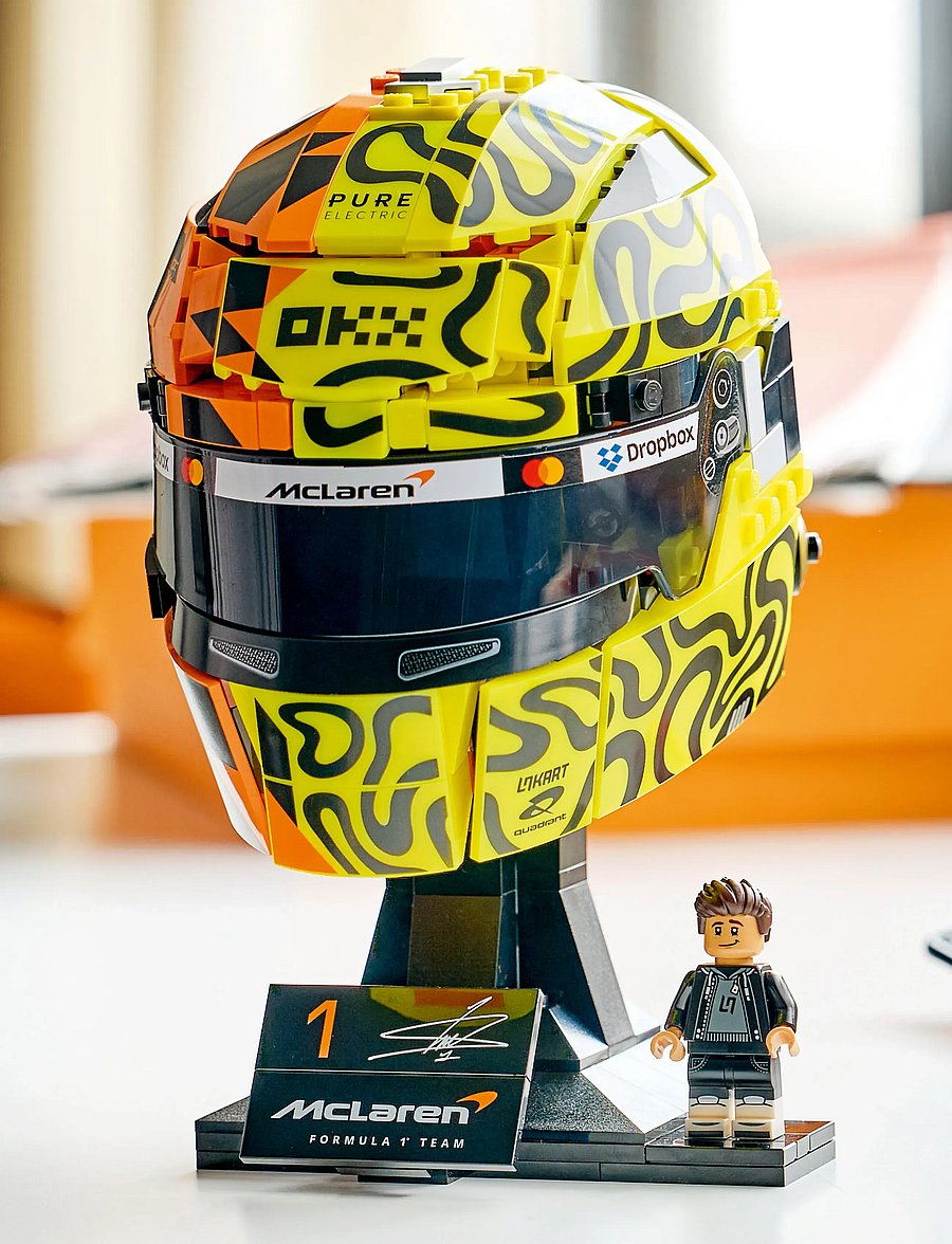 LEGO - Editions McLaren Mastercard Team Lando Norris Helmet 43023 - lego formula 1 - multi - 4