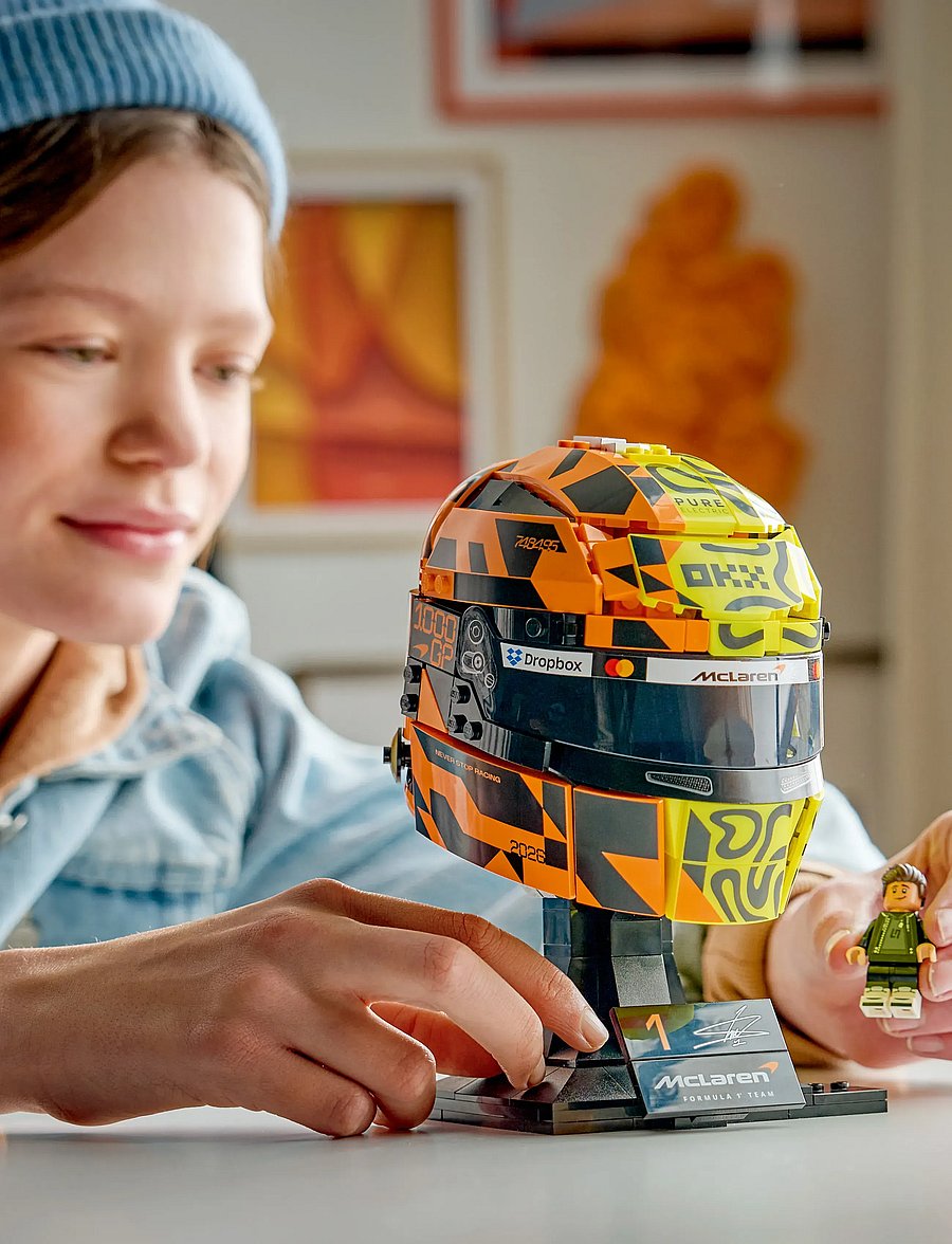 LEGO - Editions McLaren Mastercard Team Lando Norris Helmet 43023 - lego formula 1 - multi - 5