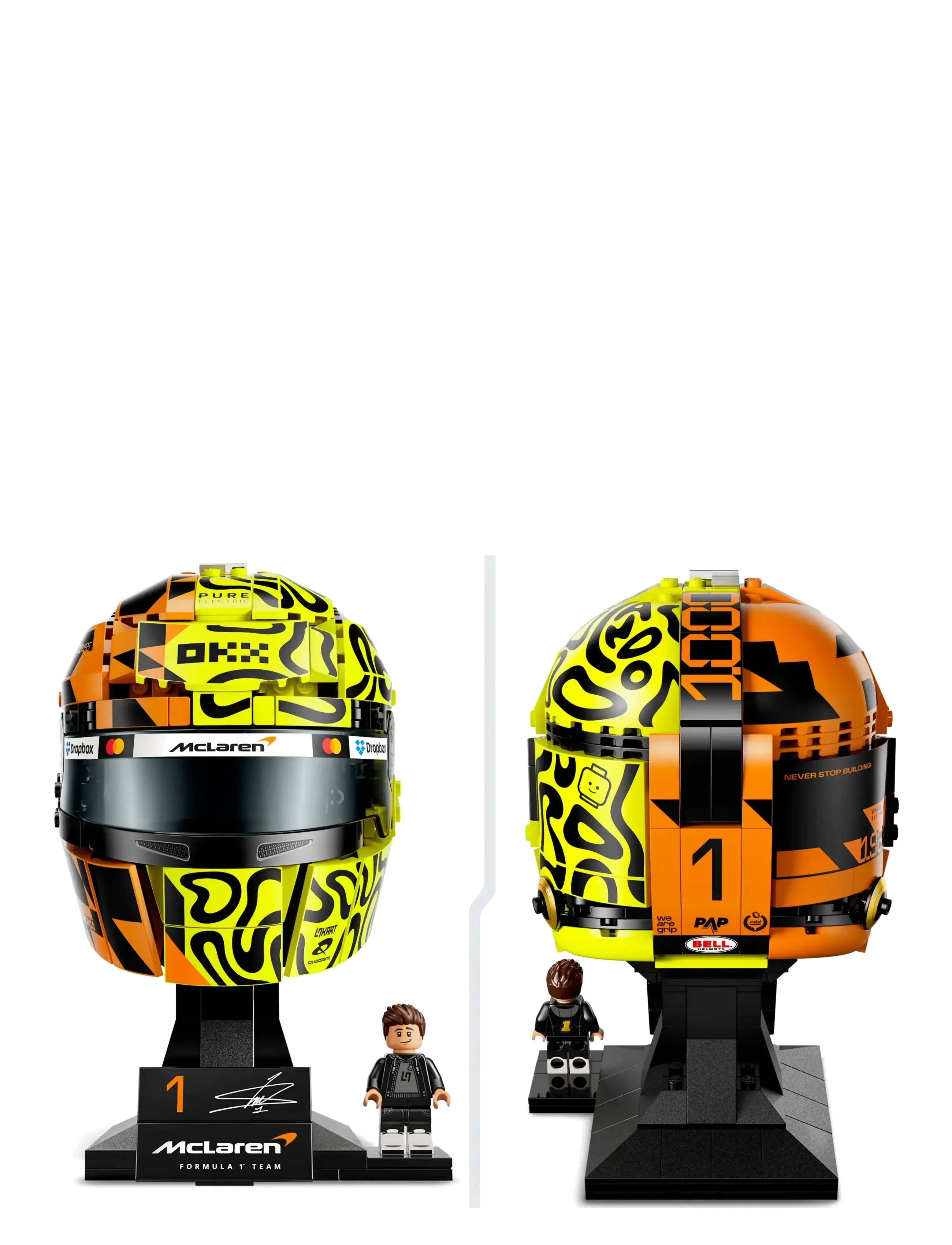 LEGO - Editions McLaren Mastercard Team Lando Norris Helmet 43023 - lego formula 1 - multi - 3